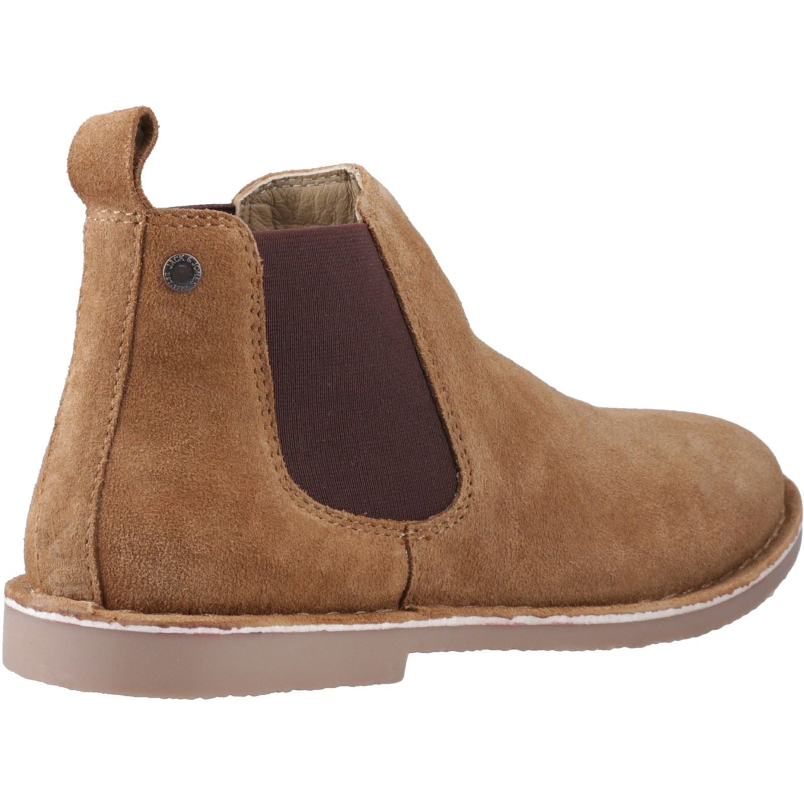 Jack & Jones Men's Bravo Chelsea Boot in Cognac