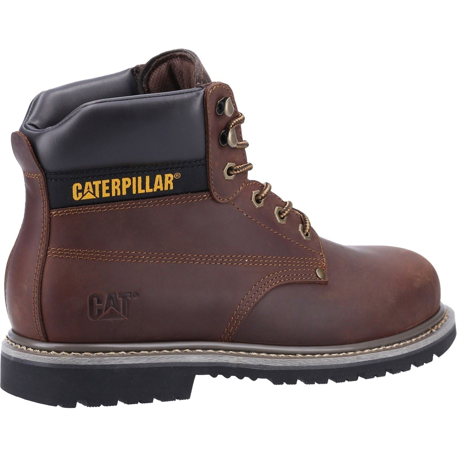 Caterpillar Men's Powerplant GYW Safety Boot in Brown