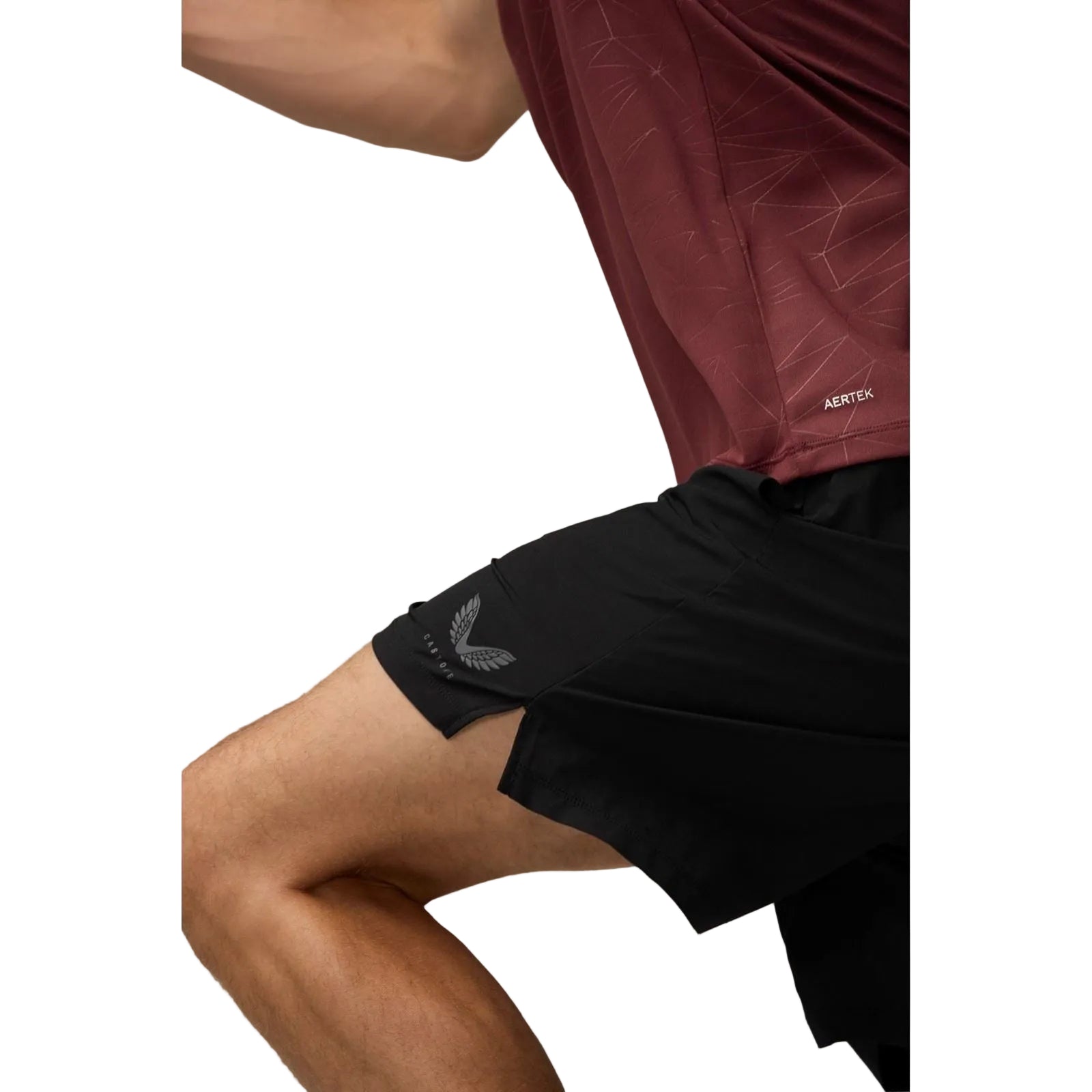 Castore Adapt Training T-Shirt Polyester Men's Purple Activewear T-Shirts