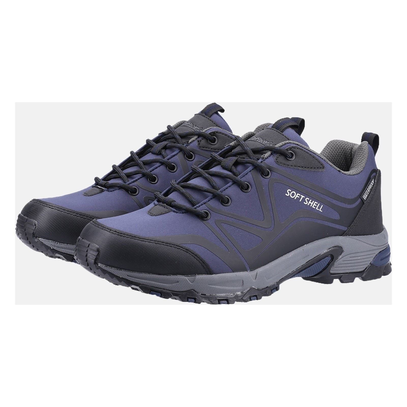 Cotswold Men's Abbeydale Low Hiker in Blue/Black/Grey
