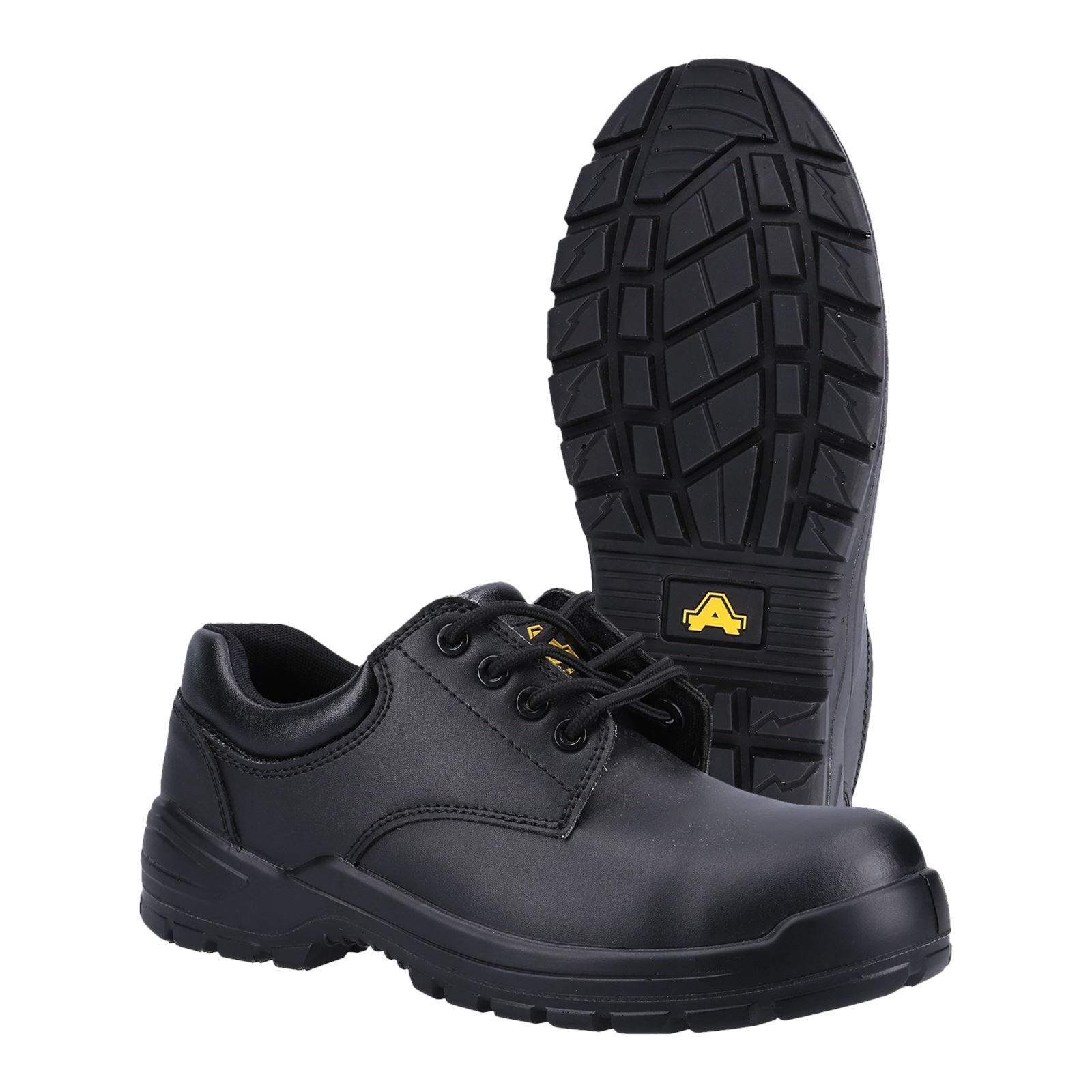 Amblers Safety FS38C Metal Free Composite Gibson Lace Safety Shoe in Black