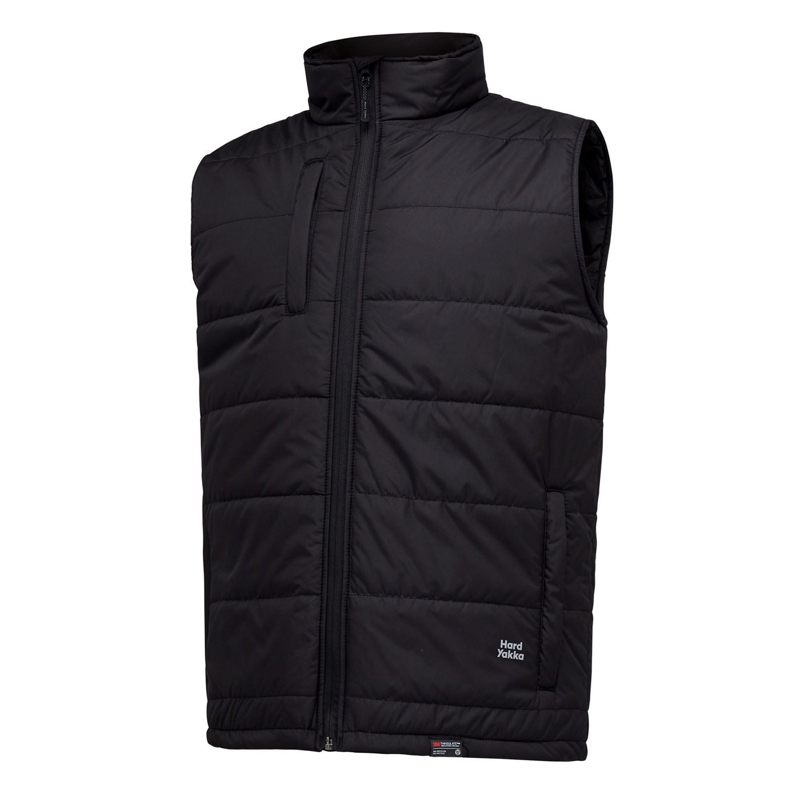 Hard Yakka Men's Puffa 2.0 Vest in Black