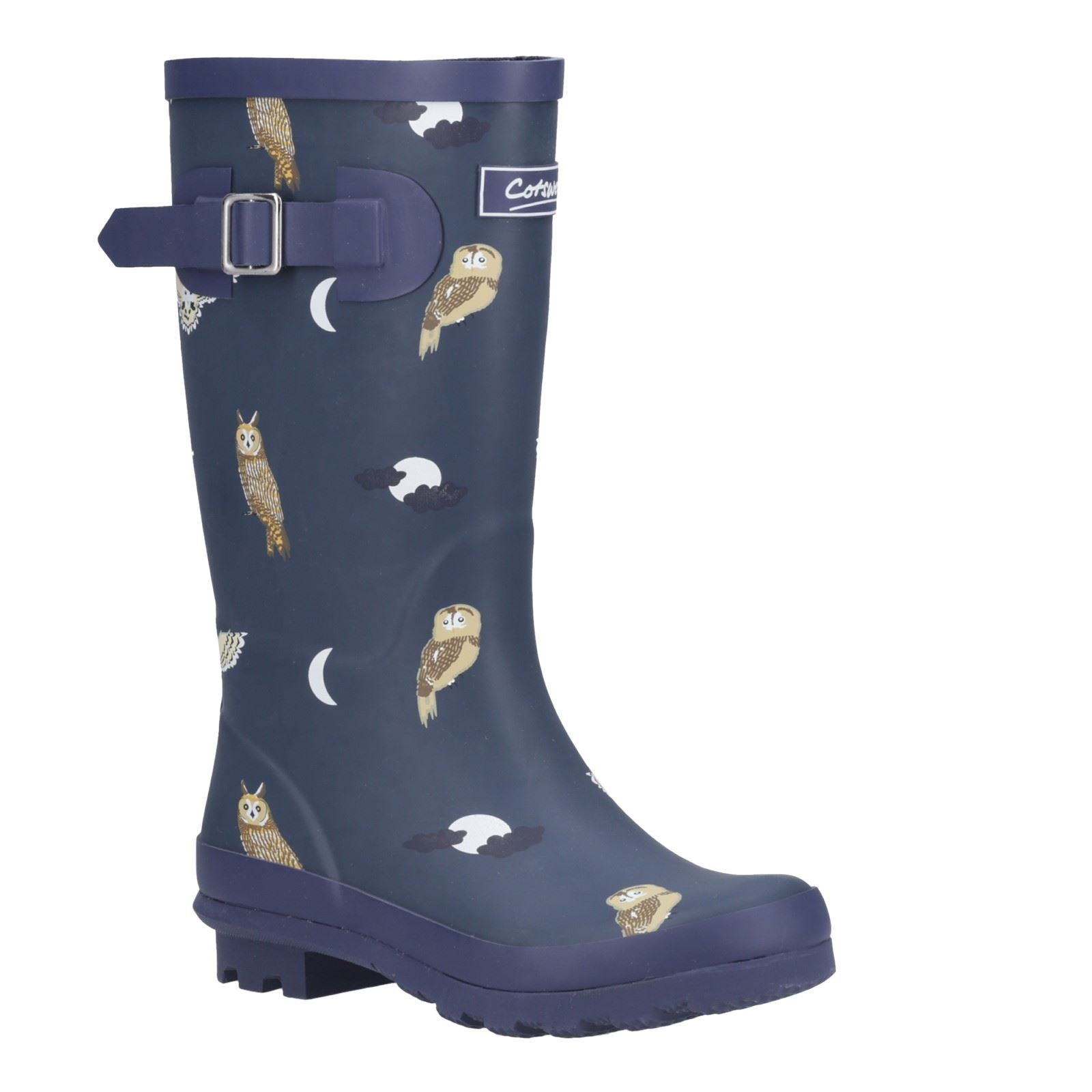 Cotswold Woodland Rubber Junior Owls Wellington Boots