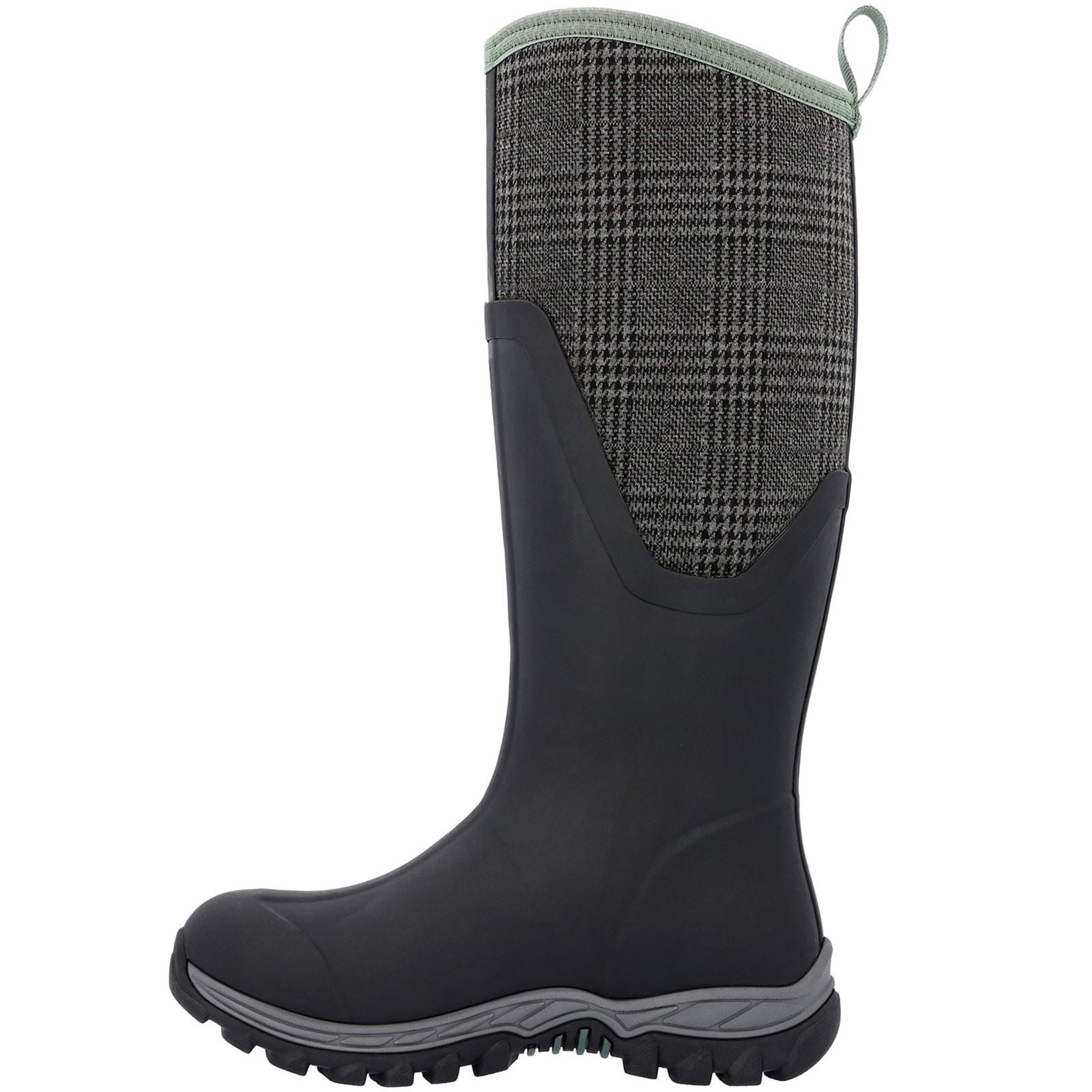Muck Boots Women's MB Arctic Sport II Tall Wellingtons in Black/Plaid