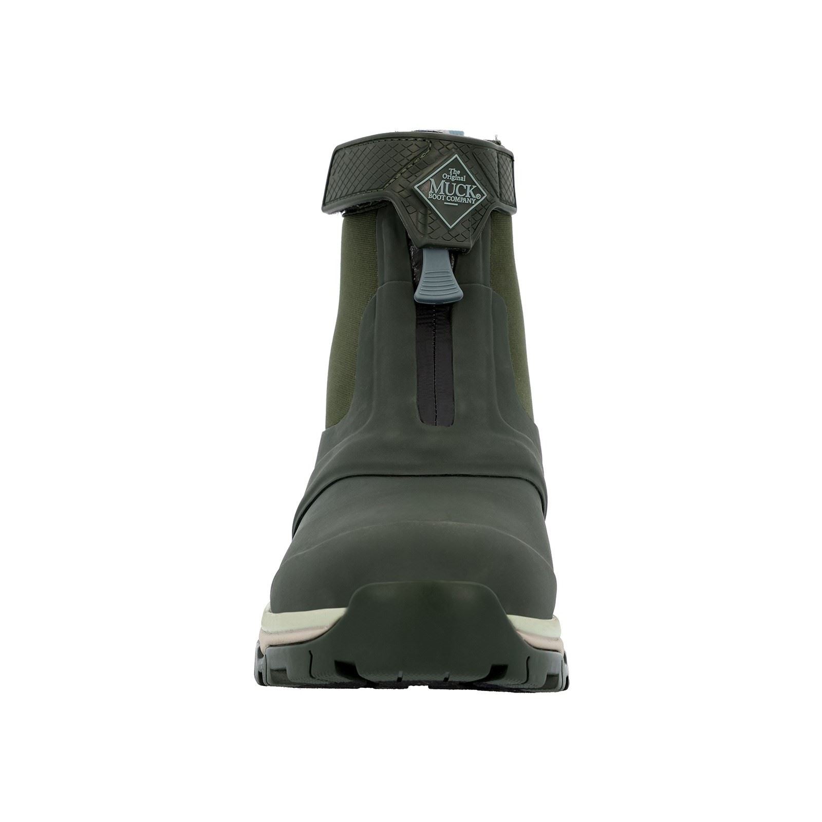 Muck Boots Apex Mid Zip Wellington in Moss