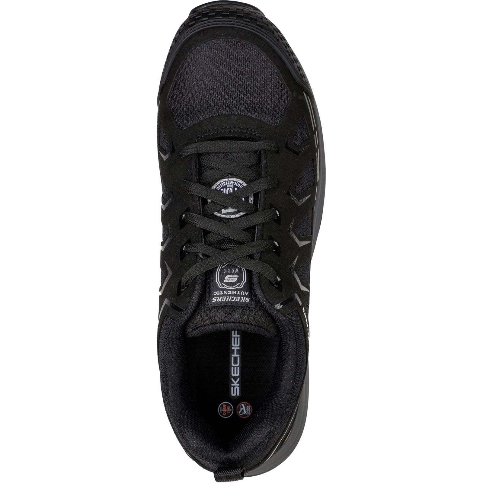Skechers Workwear Malad II Textile Men's Black Safety Trainers
