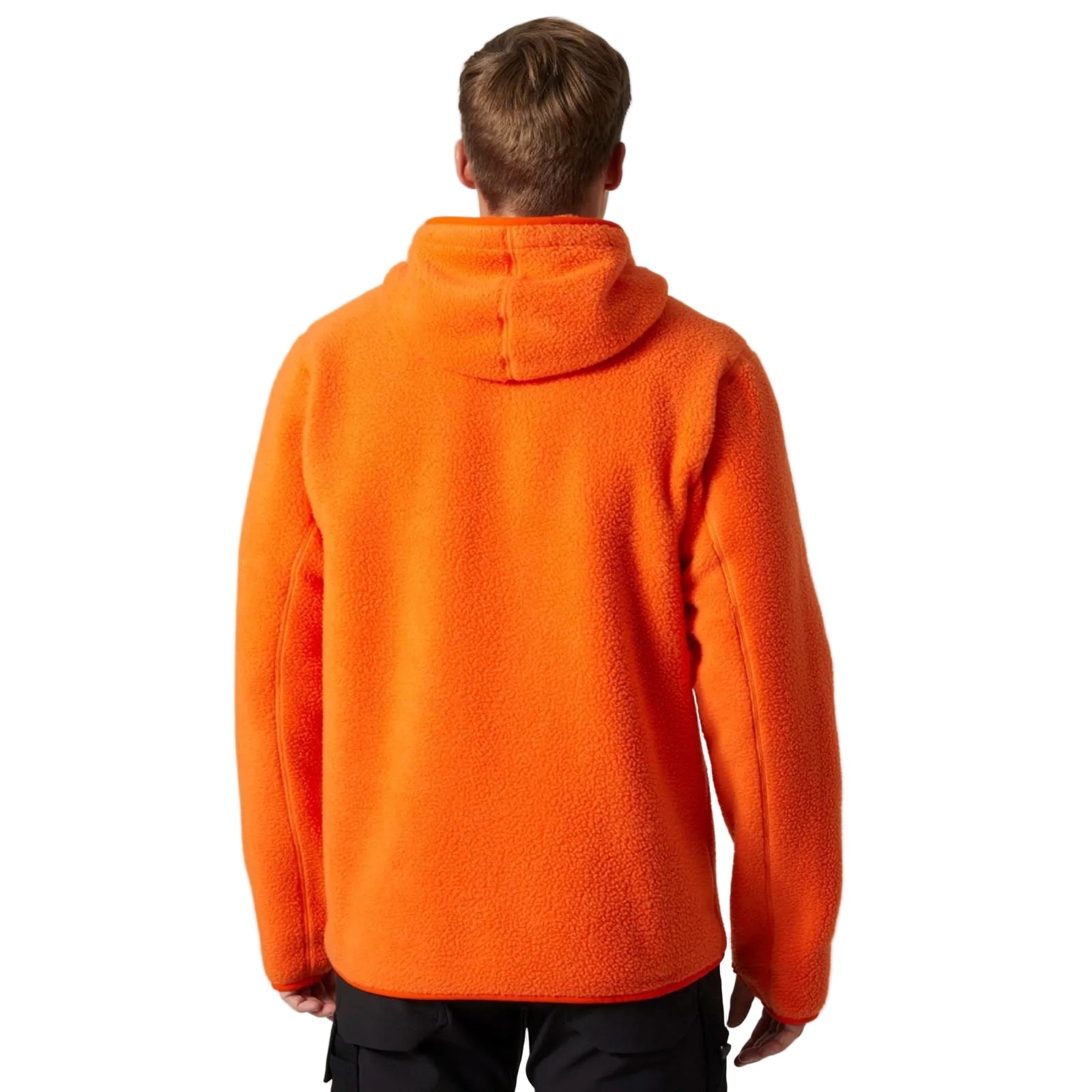 Helly Hansen Workwear Heritage Pile Hoodie Men's Orange Fleece Jacket