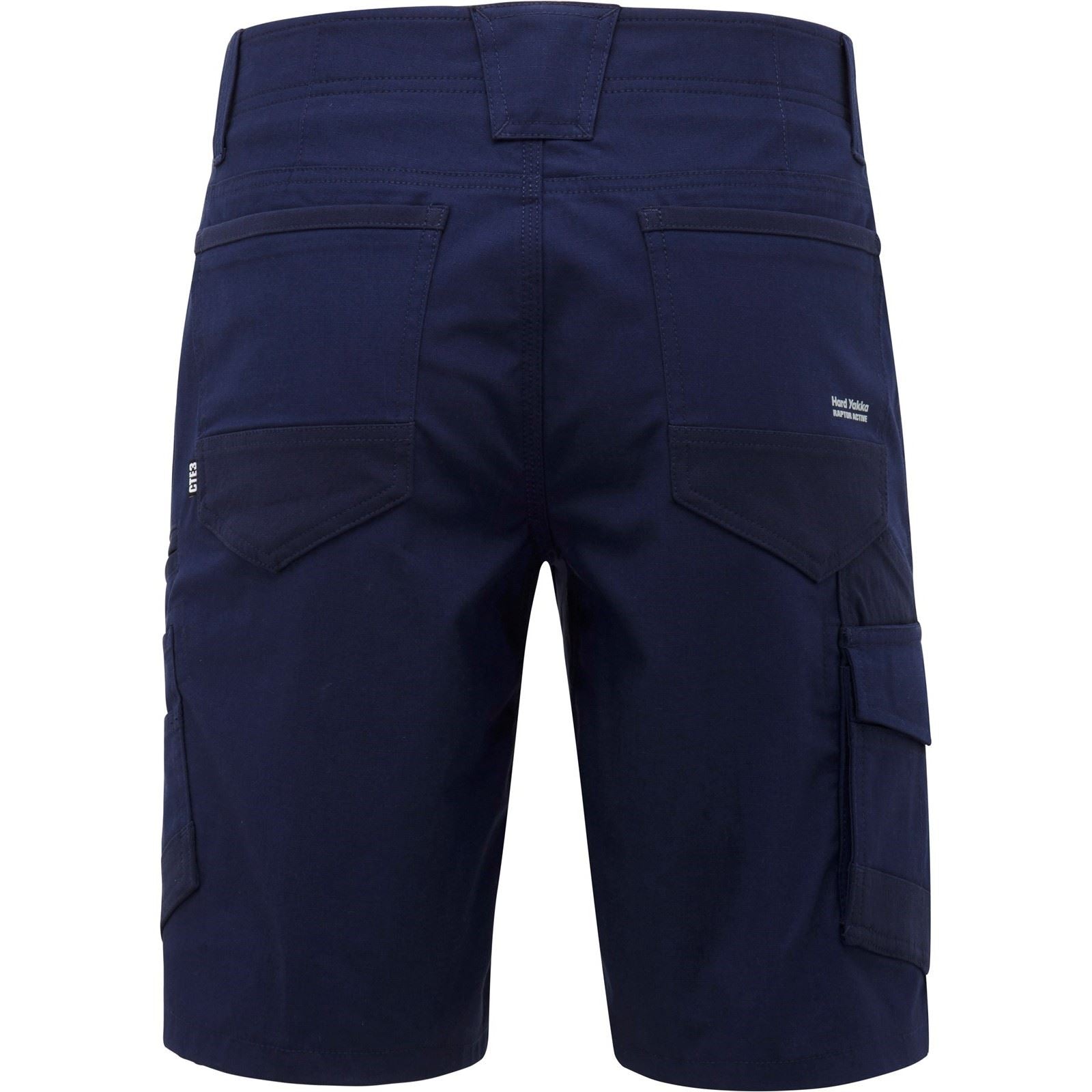 Hard Yakka Men's Raptor Active Mid-Short in Navy