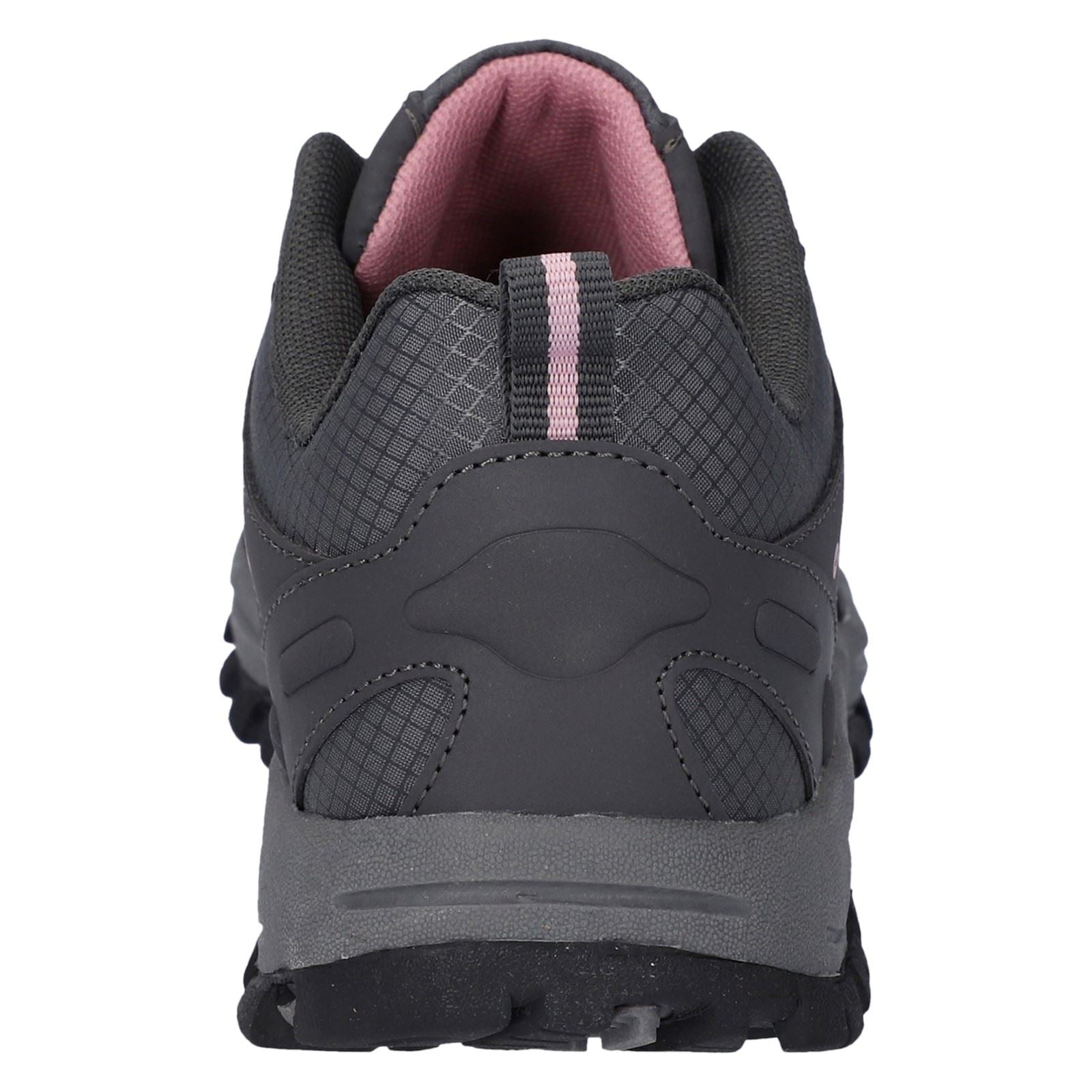 Hi-Tec Maine Polyester Women's Steel Grey Charcoal Hiking Boots
