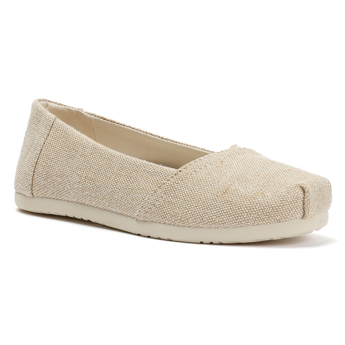 TOMS Alpargata Ballet Canvas Women's Champagne Espadrilles