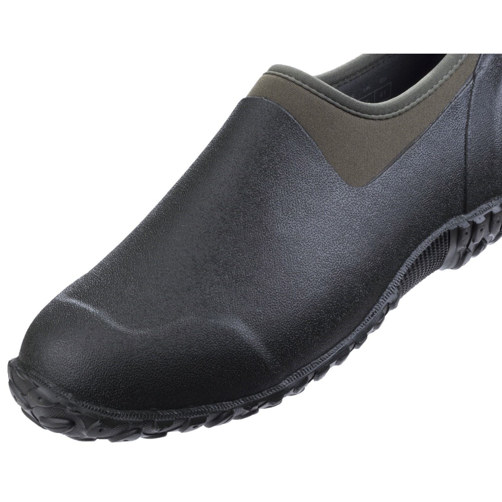 Muck Boots Men's Muckster II Low All Purpose Lightweight Shoe in Black/Moss