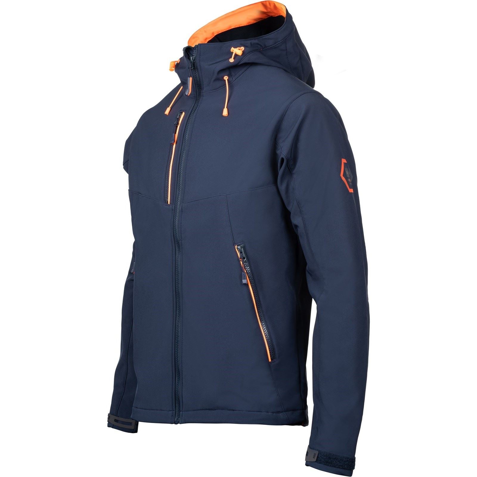 Helly Hansen Workwear Chelsea Evolution Softs Polyester Unisex Adults Blue Hooded Sweatshirt