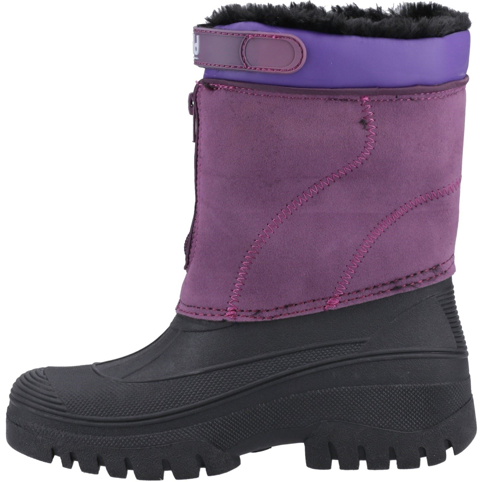 Cotswold Women's Venture Waterproof Winter Boot in Purple