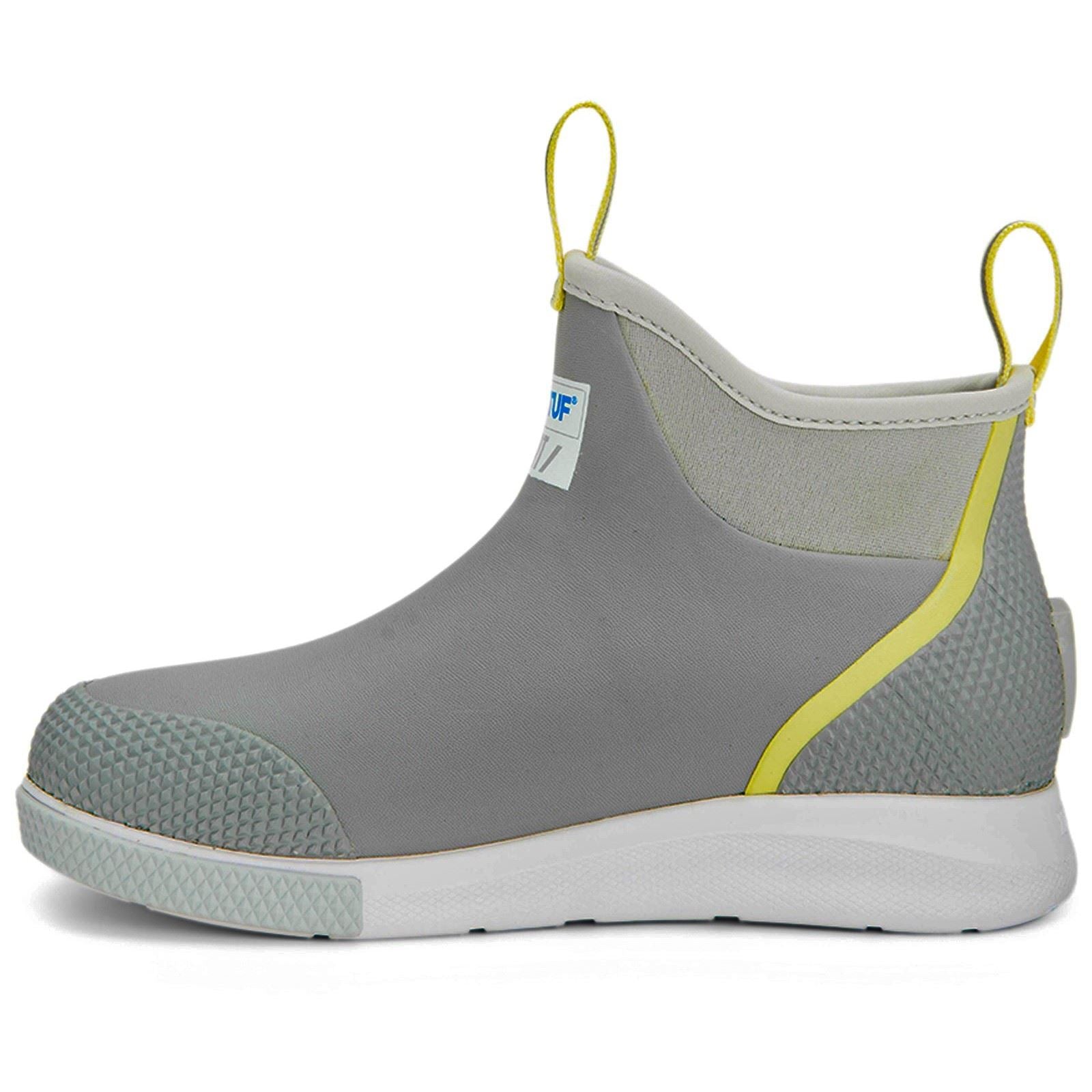 Xtratuf Women's Ankle Deck Boot Sport in Grey/Yellow