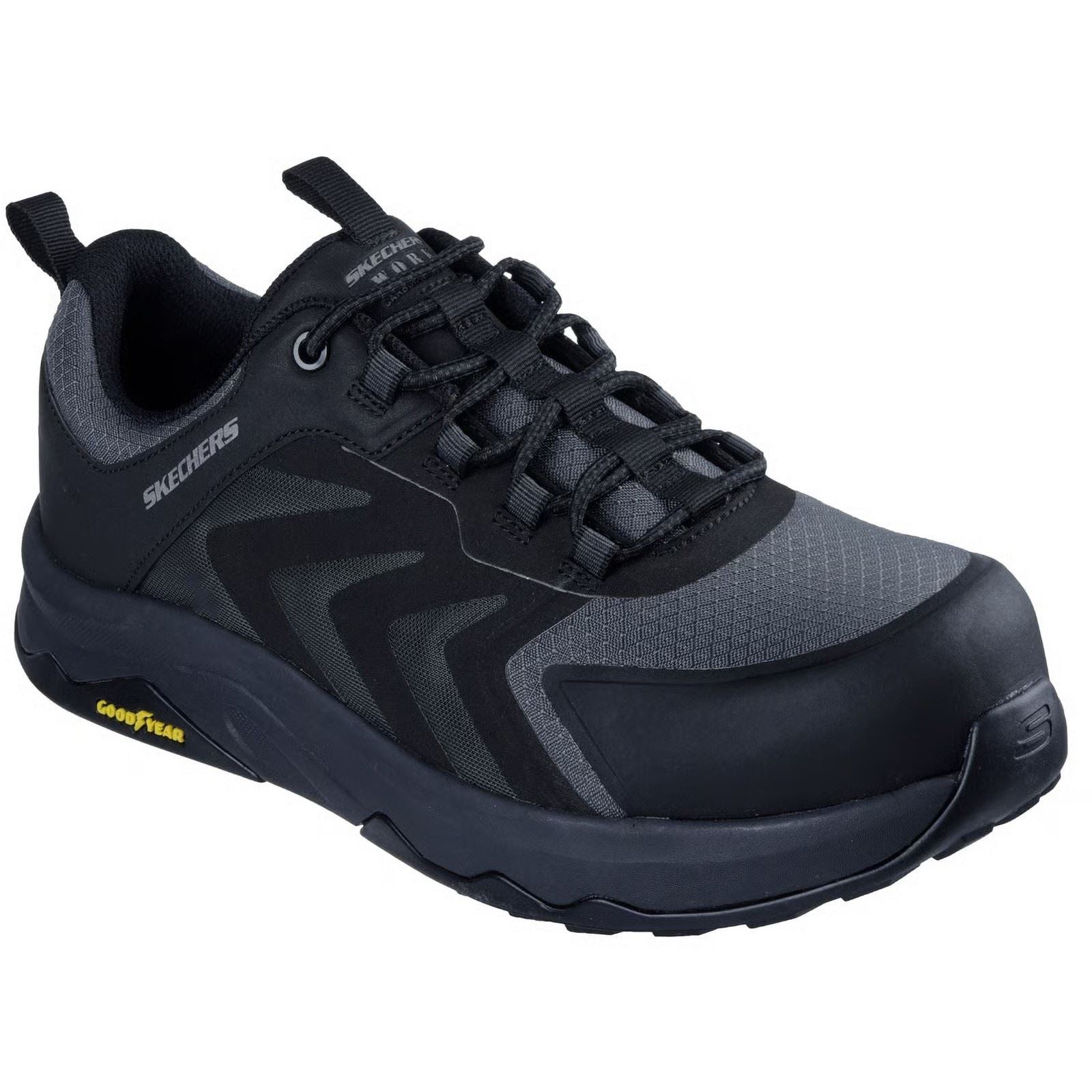 Skechers Workwear Speed-Flex Trekker Nylon Men's Black Safety Trainers