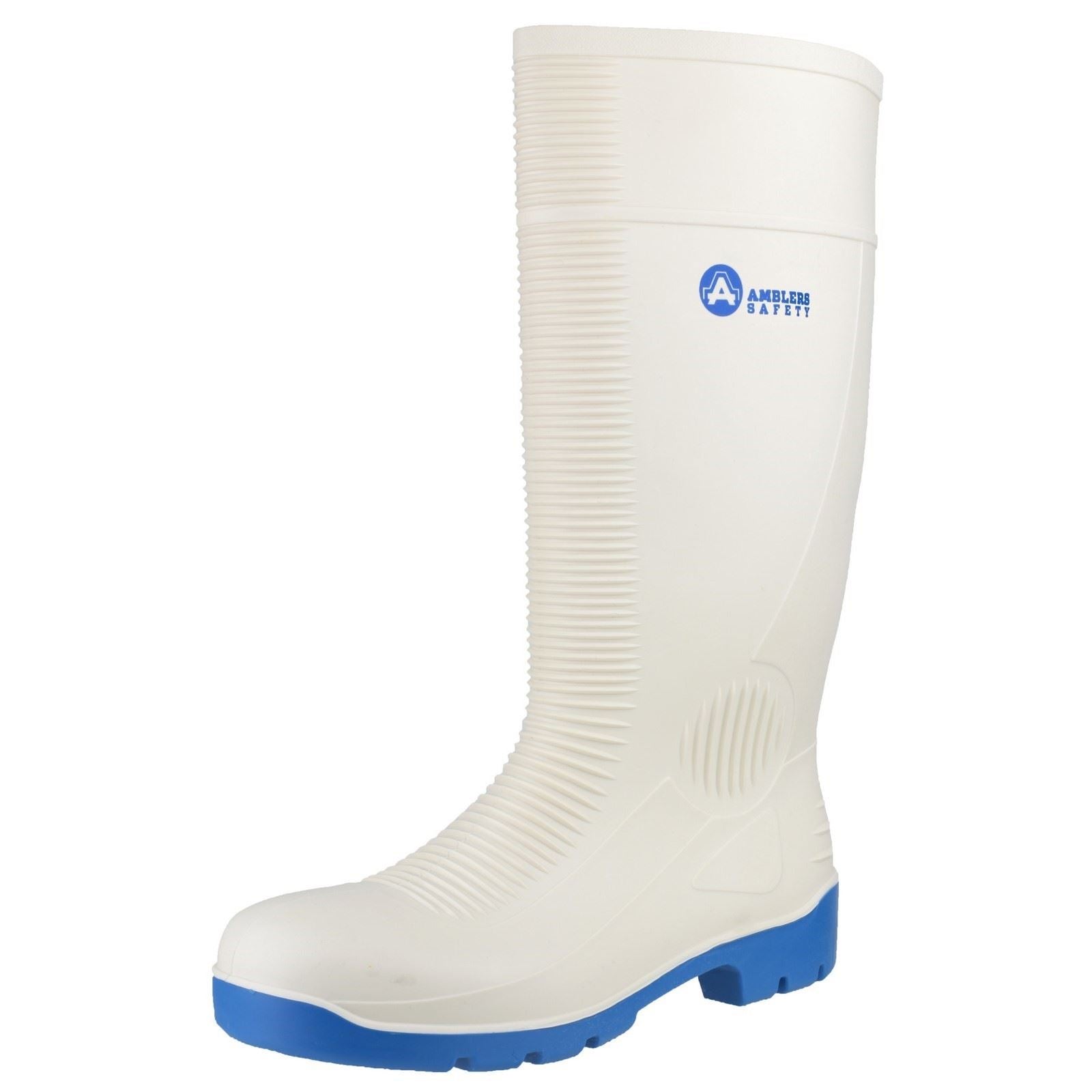 Amblers Safety FS98 Steel Toe Food Safety Wellington in White