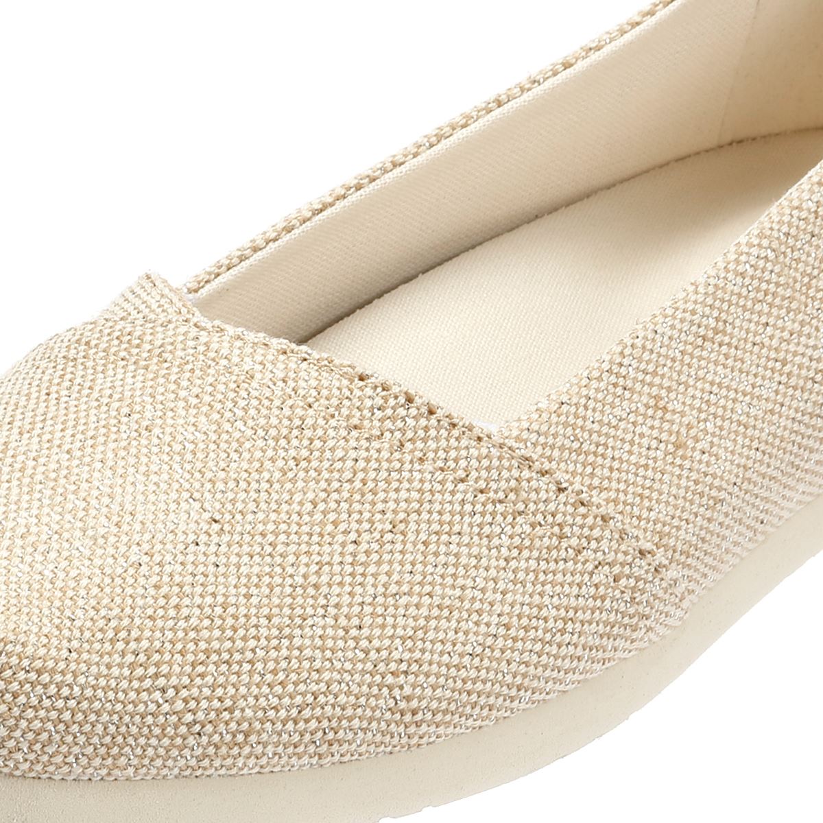 TOMS Alpargata Ballet Canvas Women's Champagne Espadrilles