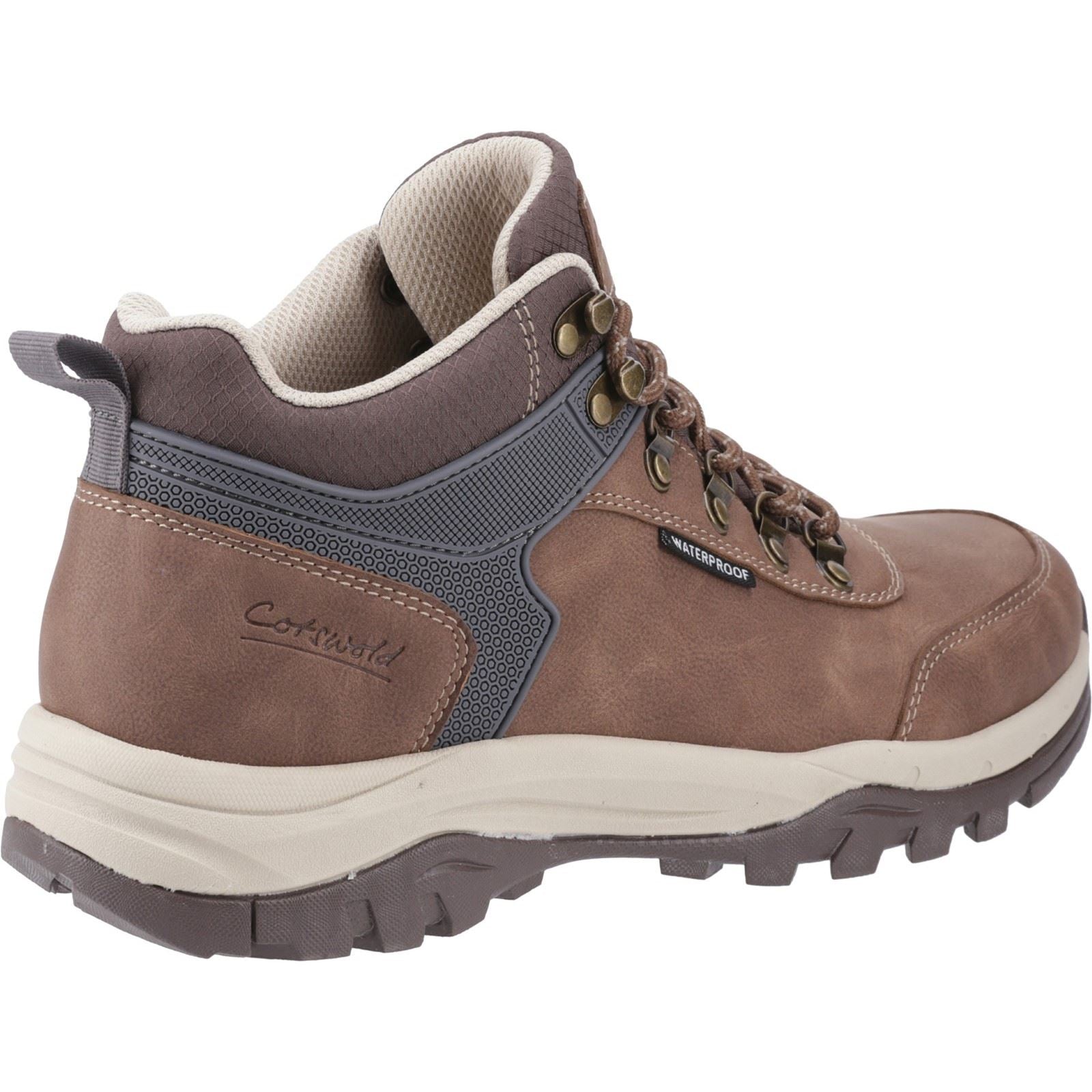 Cotswold Overbury Polyurethane Men's Brown Hiking Boots