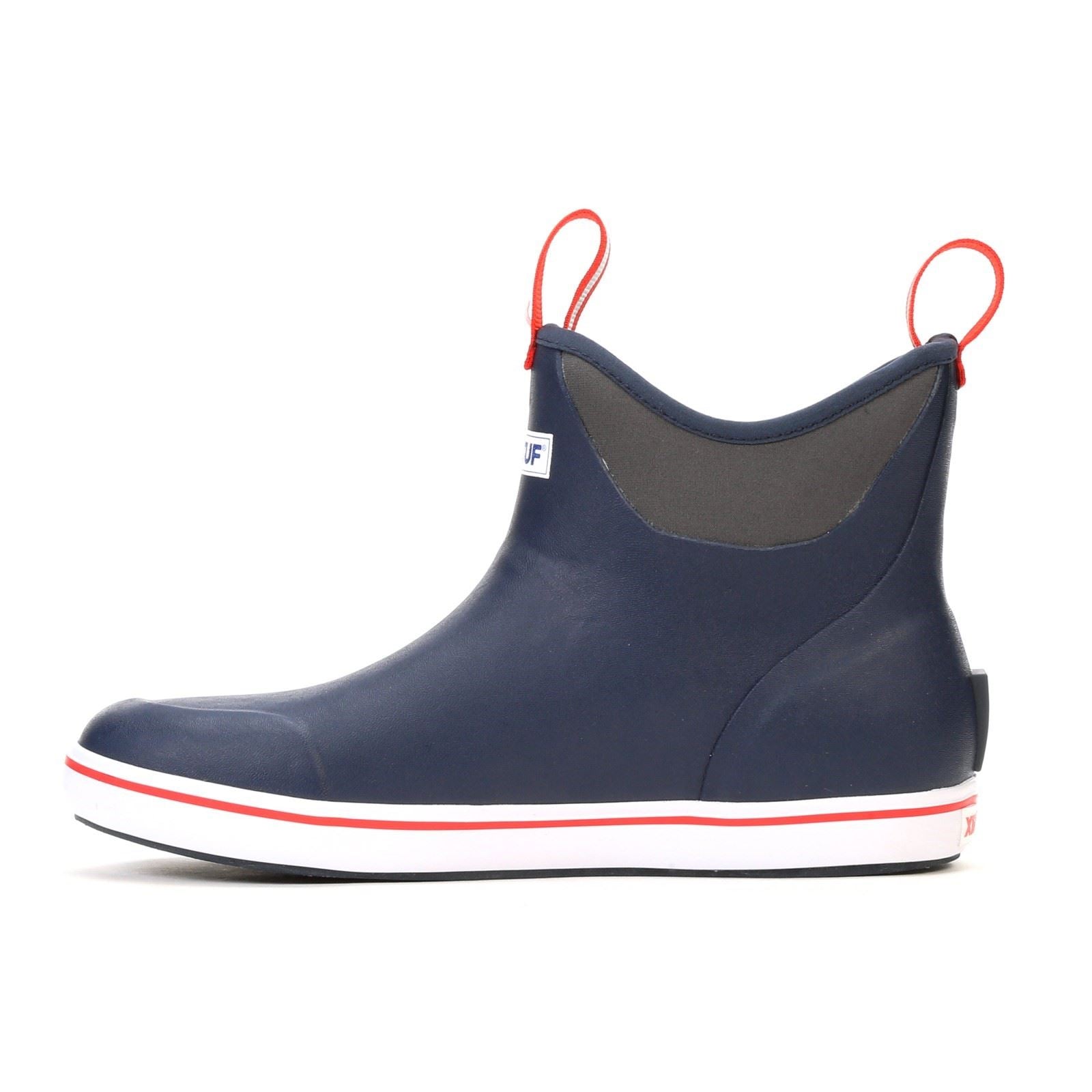 Xtratuf Men's Ankle Deck Boot in Navy/Red