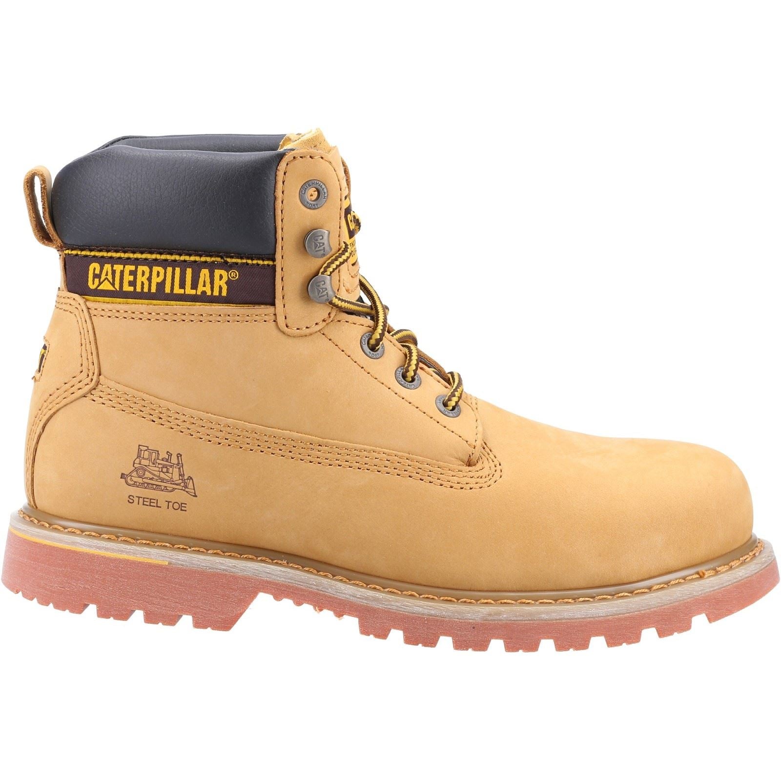 Caterpillar Men's Holton Safety Boot in Honey