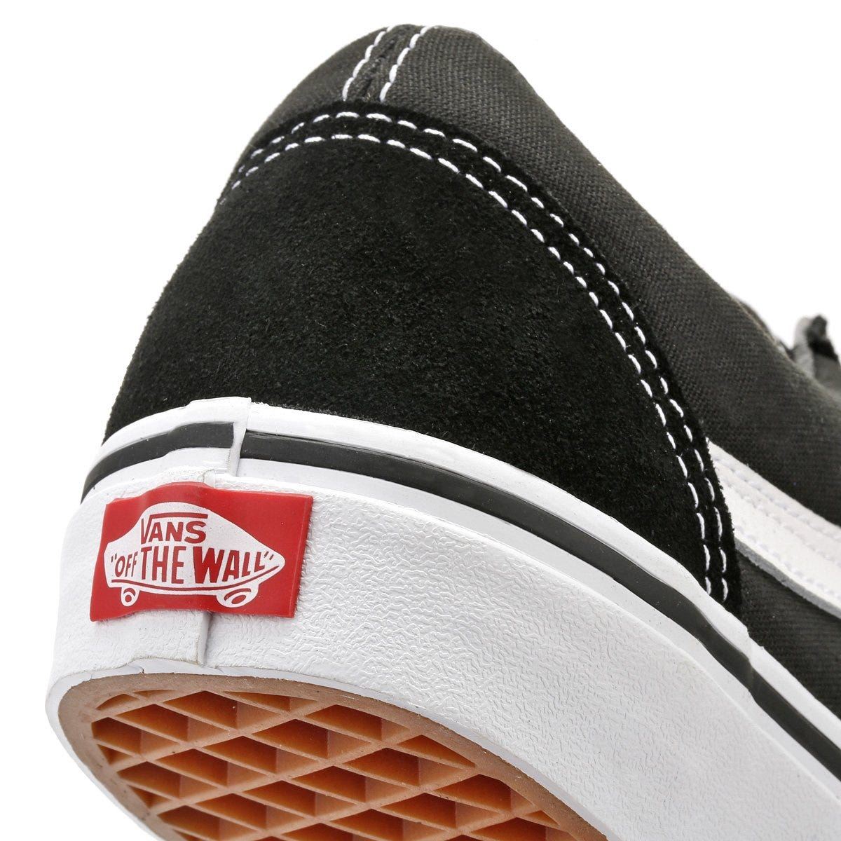 Vans Old Skool Black & White Canvas Unisex Trainers