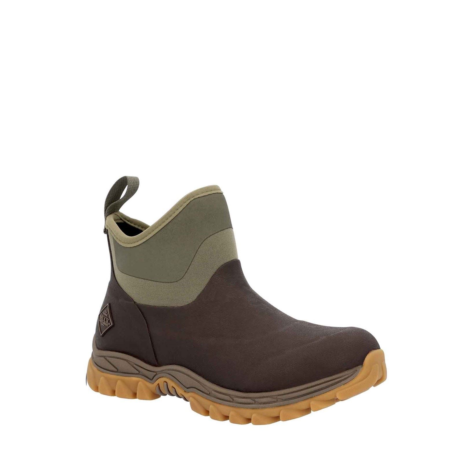 Muck Boots Women's Arctic Sport II Ankle Boot in Dark Brown/Olive