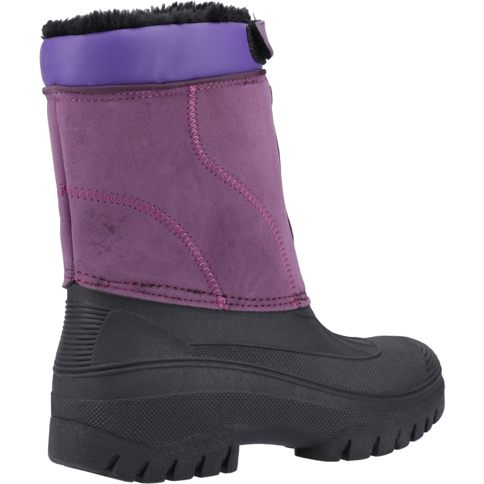 Cotswold Women's Venture Waterproof Winter Boot in Purple