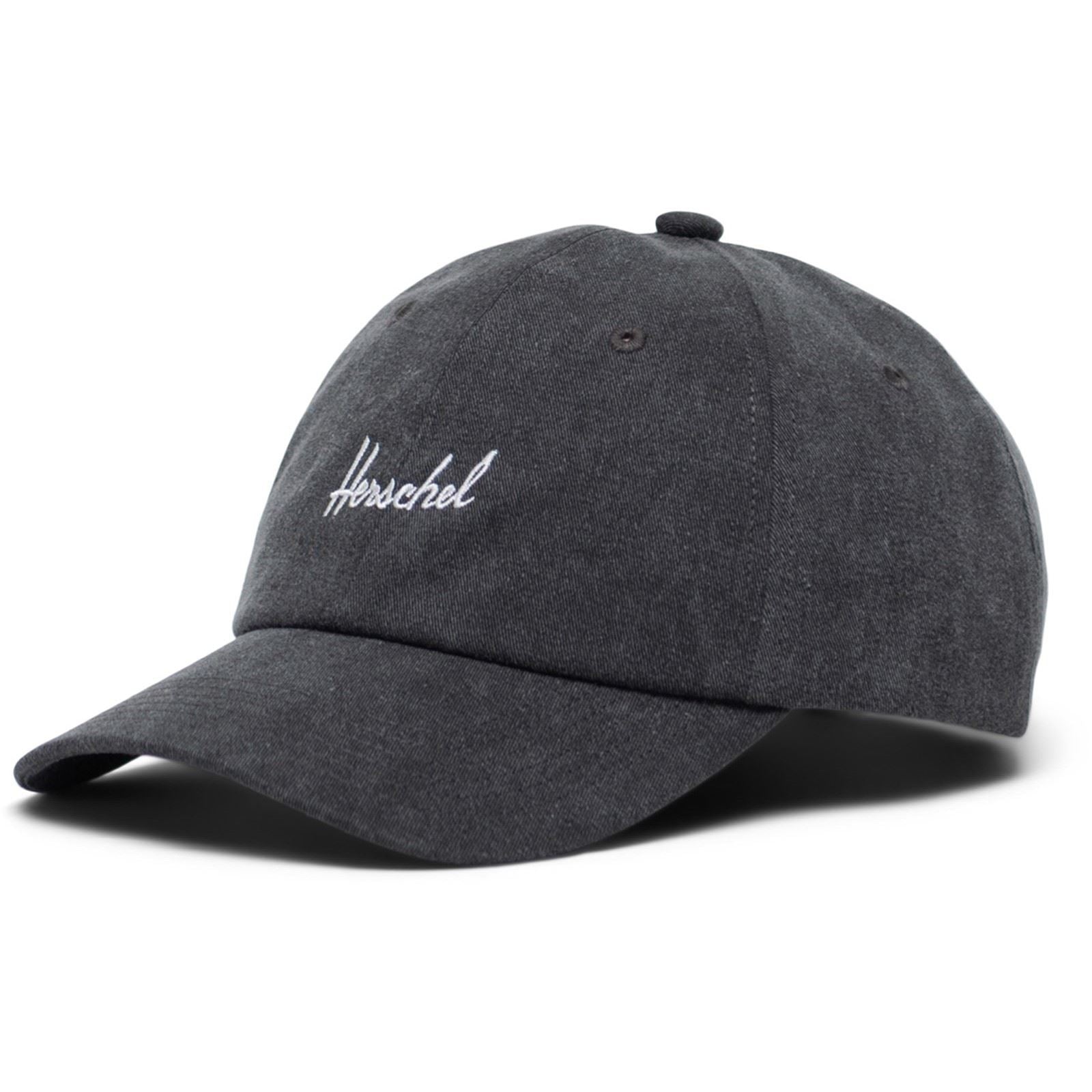 Herschel Bags Sylas Stonewash Cotton Unisex Adults's Black Baseball Caps