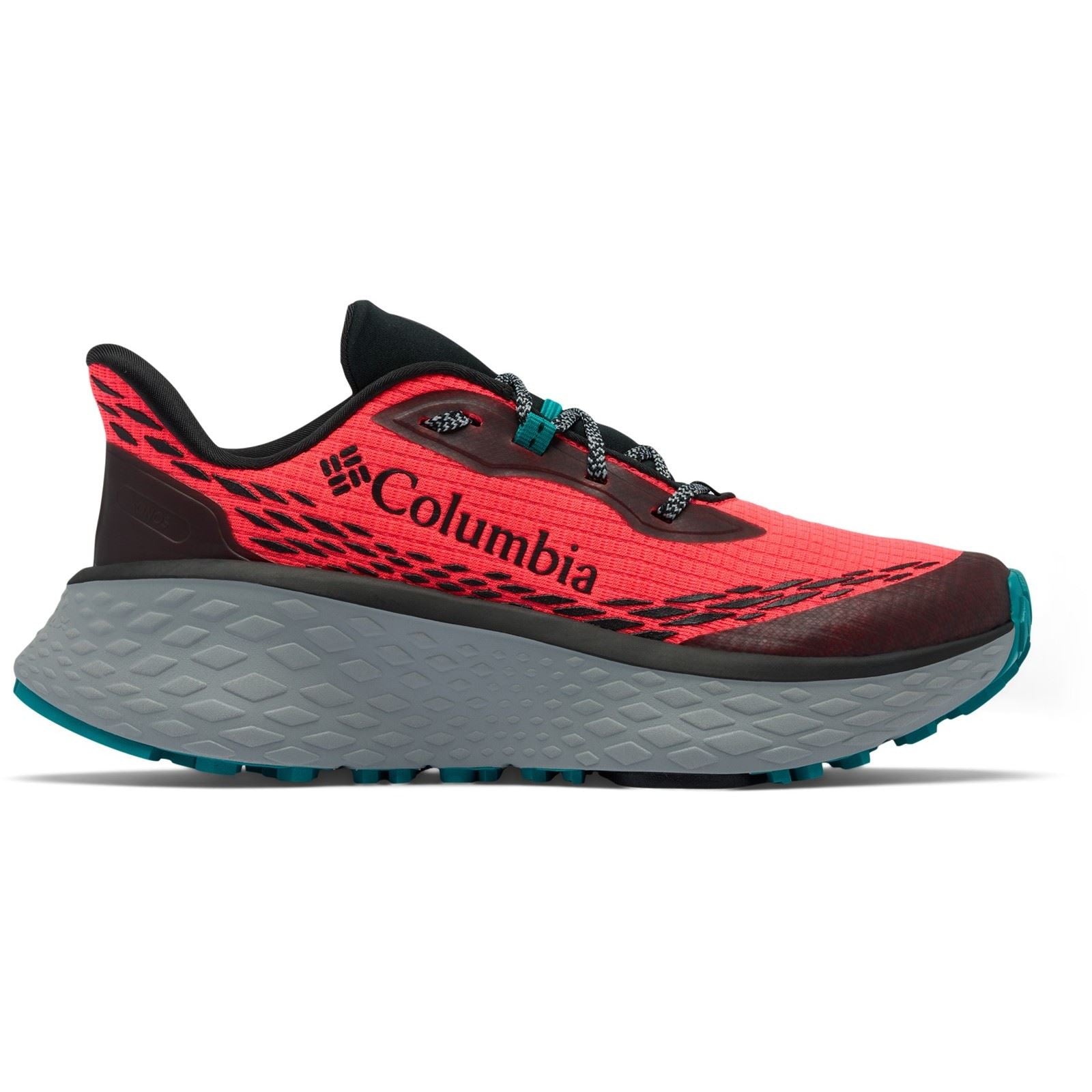 Columbia Konos Trillium Polyester Women's Neon Sunrise/Teal Chloride Shoes
