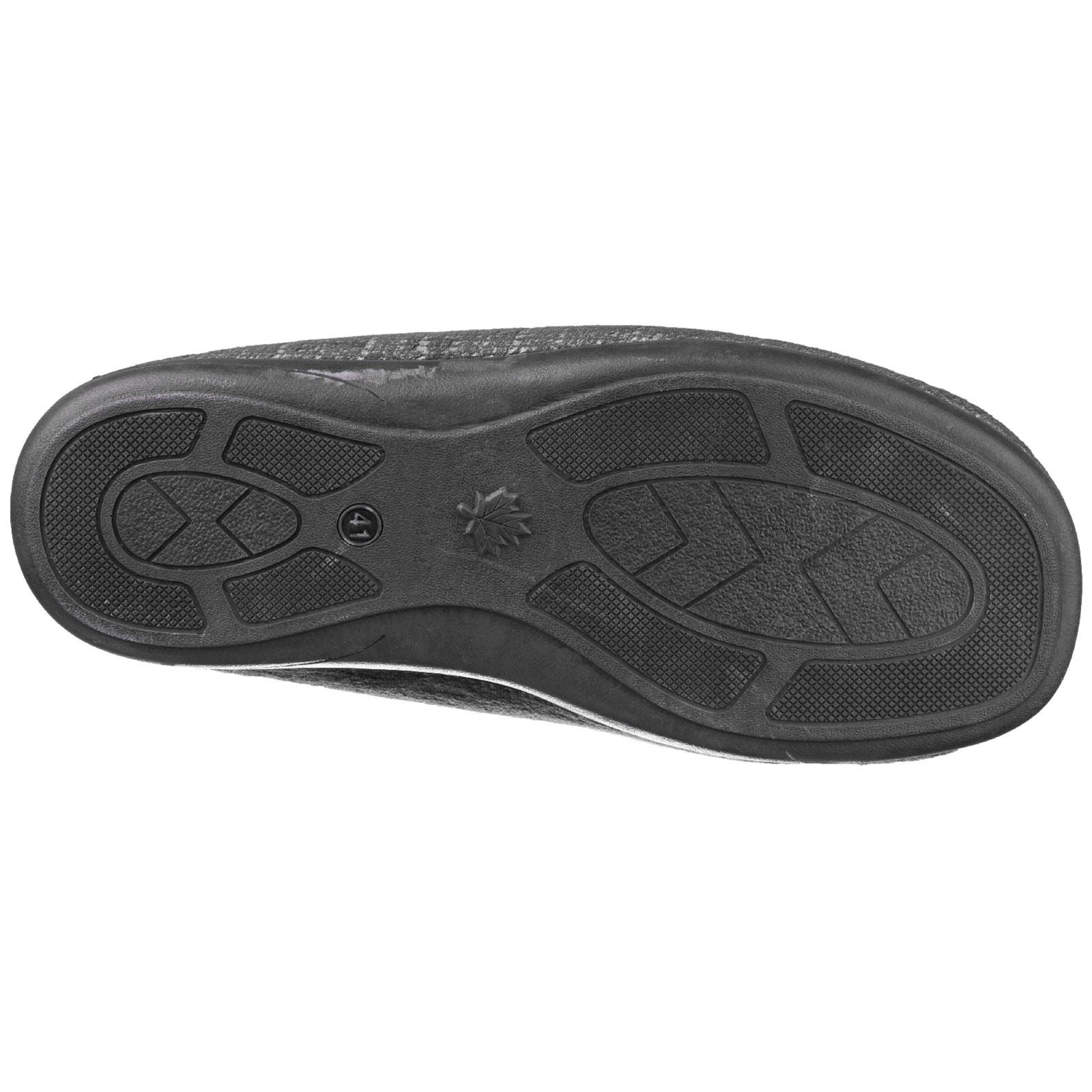 Cotswold Men's Stanley Loafer Slipper in Black