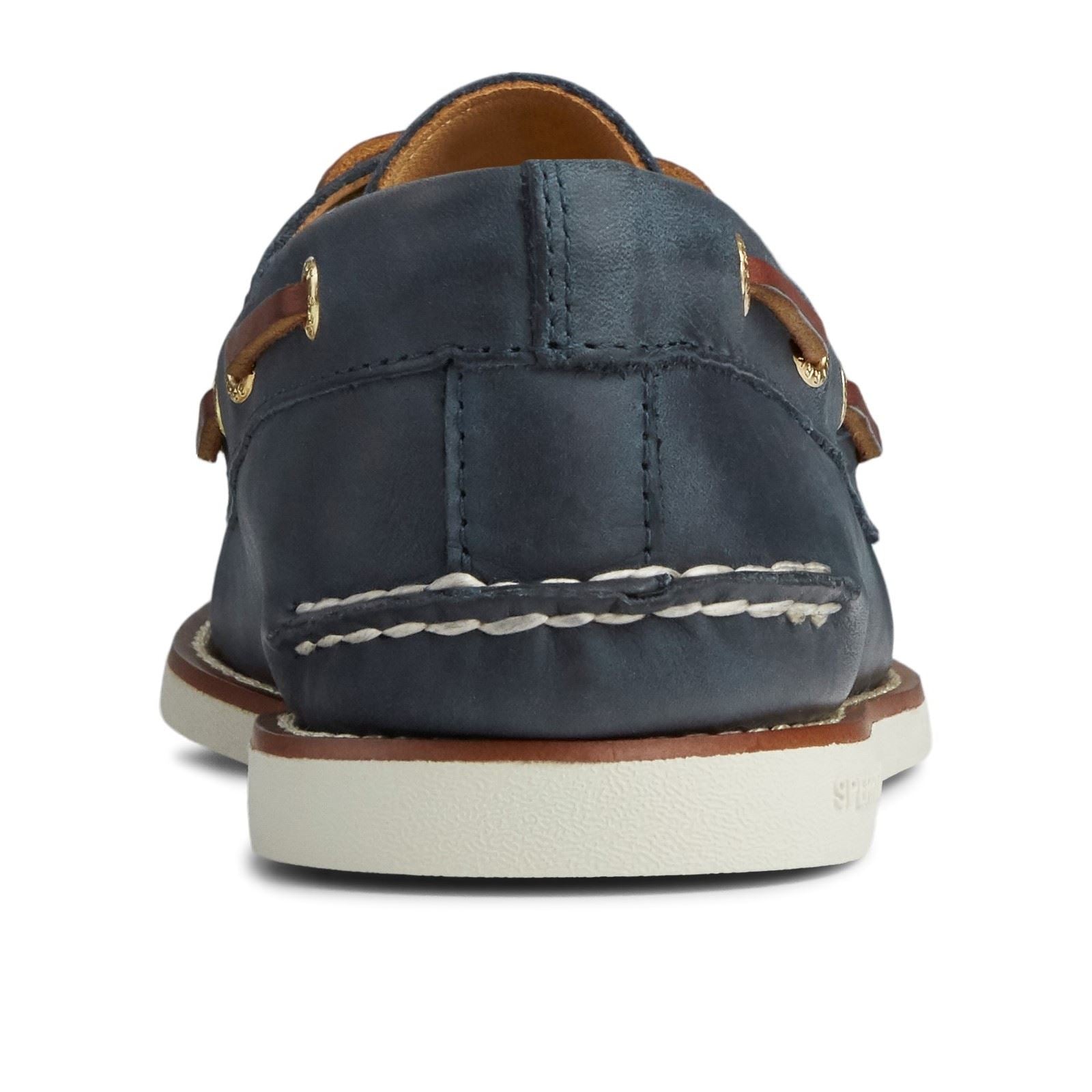 Sperry Authentic Gold Cup Leather Men's Navy Boat Shoes