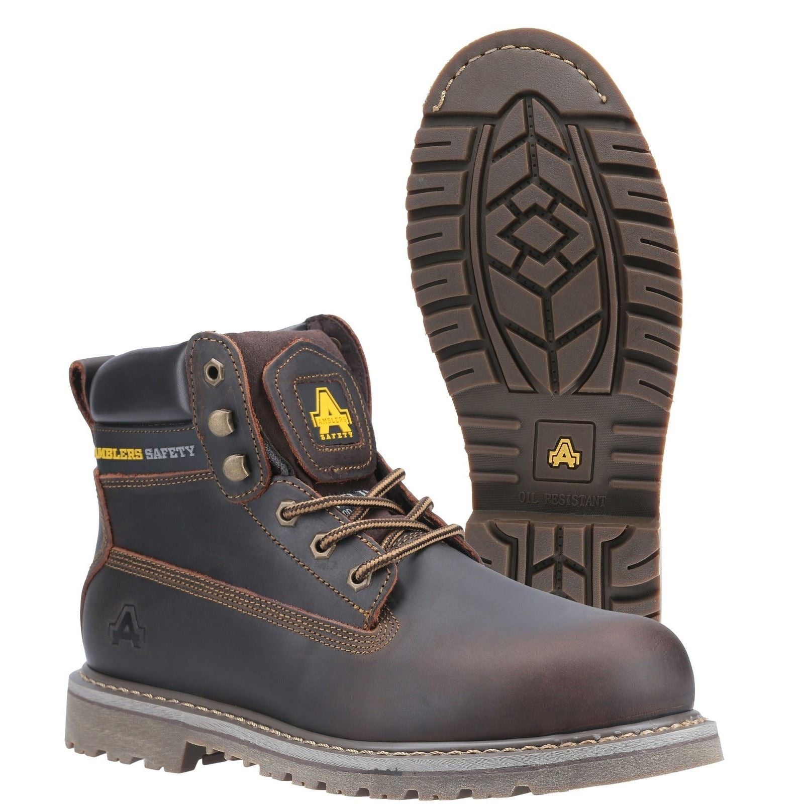 Amblers Safety FS164 Industrial Safety Boot in Brown