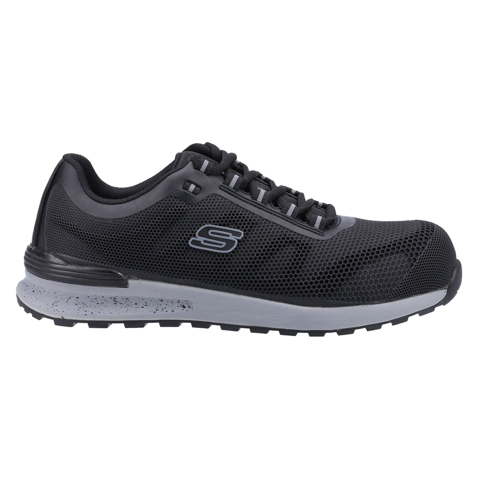 Skechers Workwear Bulklin Bragoo Textile Men's Black Safety Trainers
