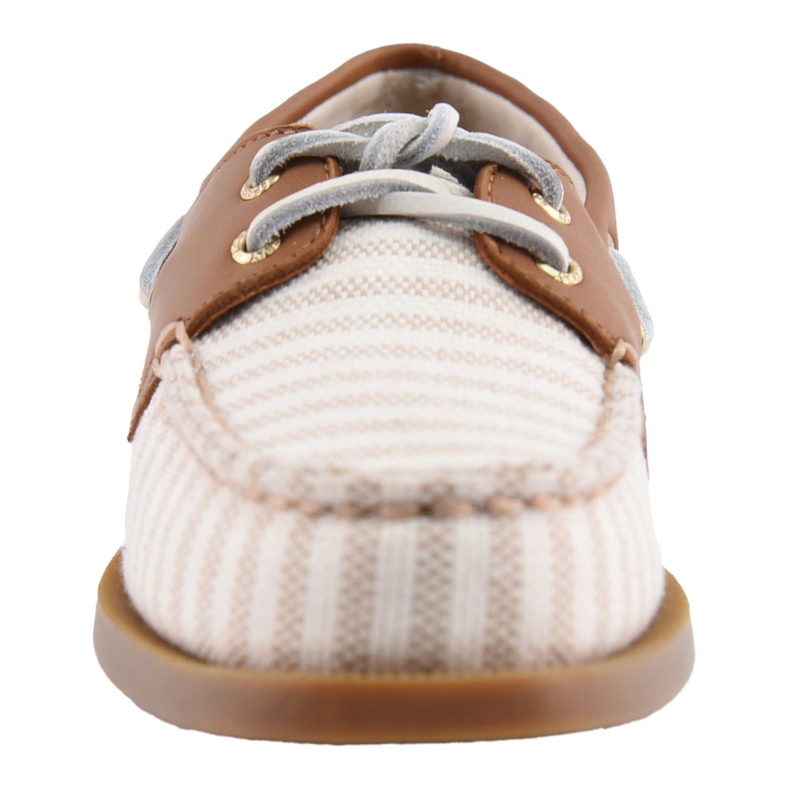 Sperry Authentic Original Textile Women's White/Natural Standard Boat Shoes