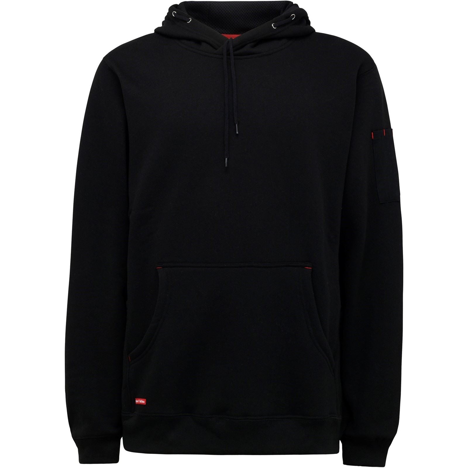 Hard Yakka Men's Brushed Fleece Hoodie in Black