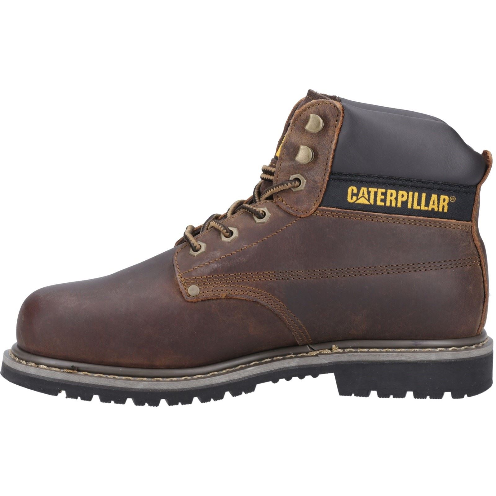Caterpillar Men's Powerplant GYW Safety Boot in Brown