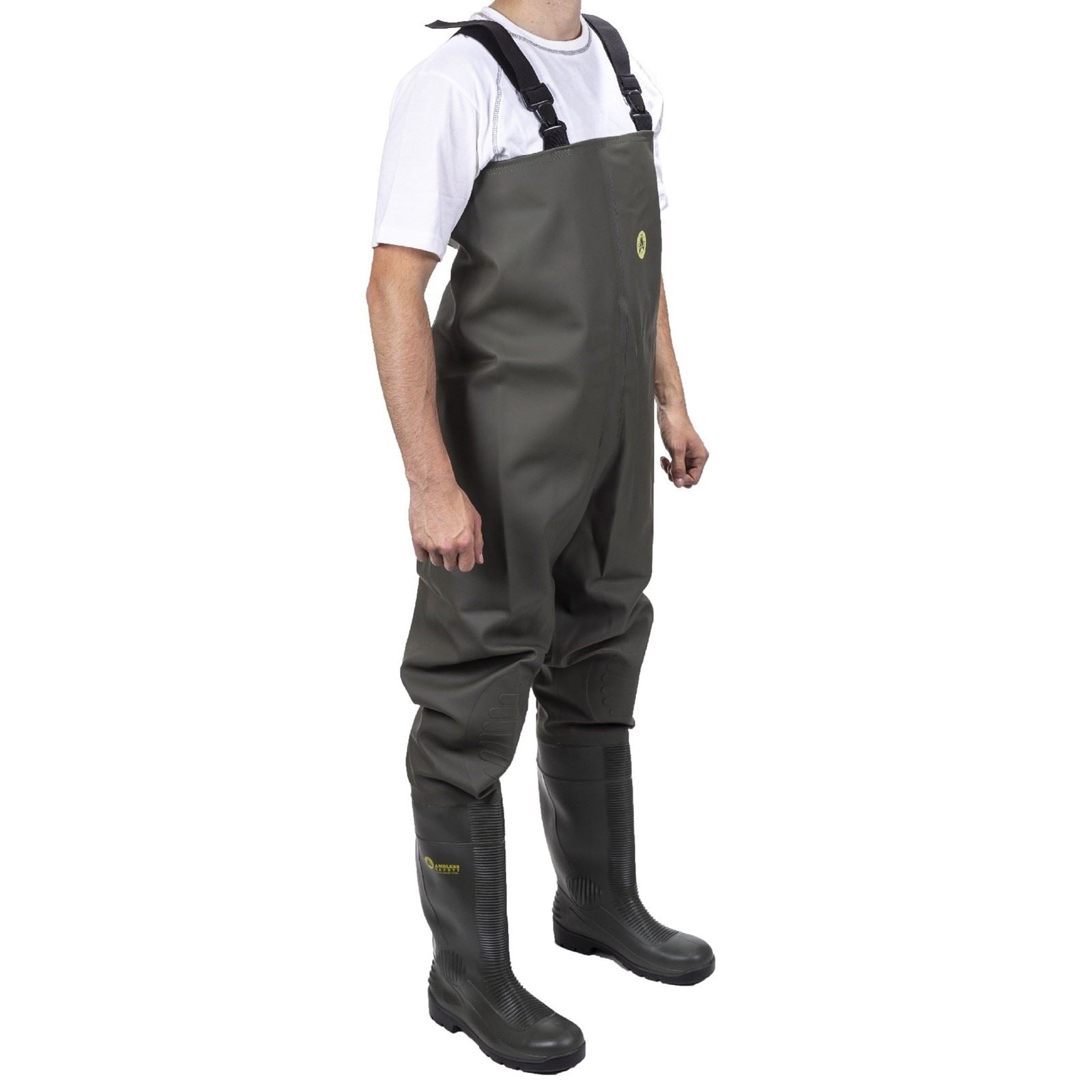 Amblers Safety Tyne Chest Safety Wader in Green