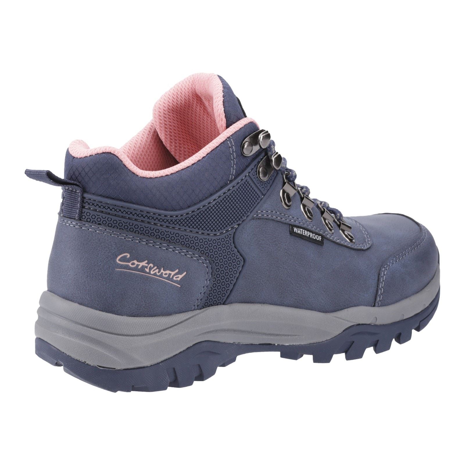 Cotswold Overbury Polyurethane Women's Navy Hiking Boots