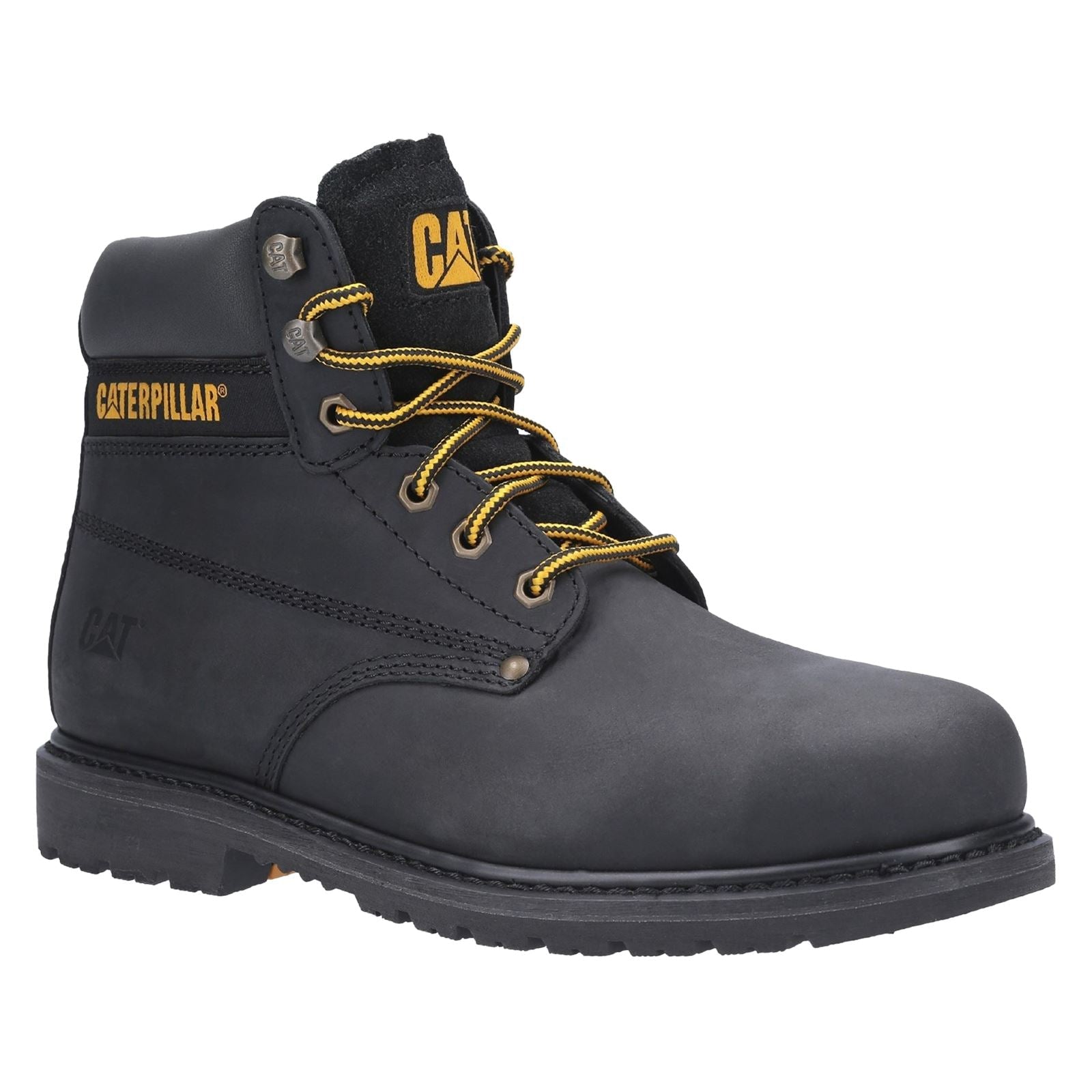 Caterpillar Men's Powerplant GYW Safety Boot in Black