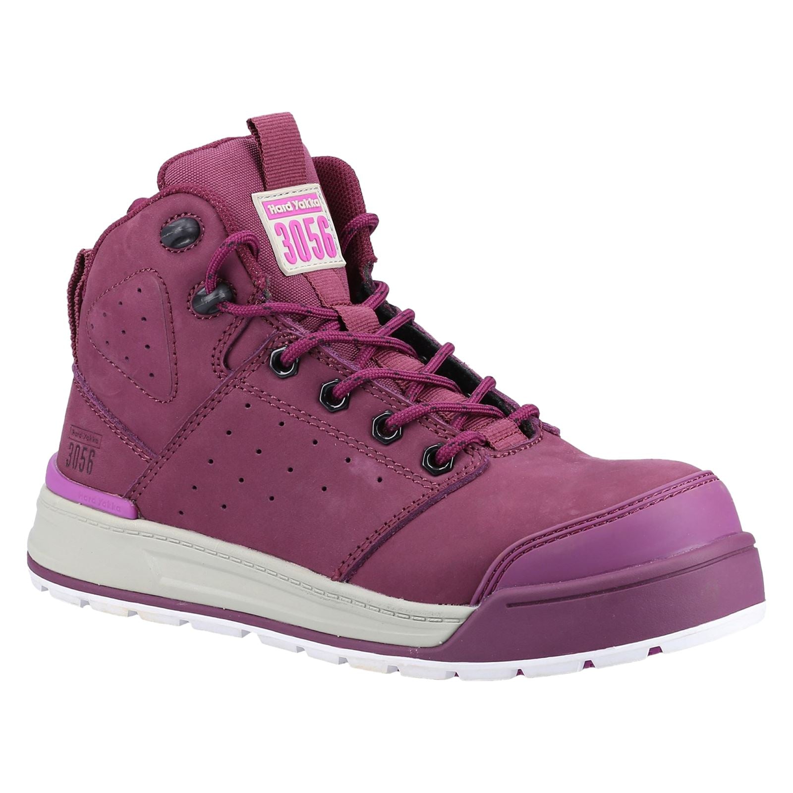 Hard Yakka Women's 3056 PR Side Zip Safety Boot in Shiraz