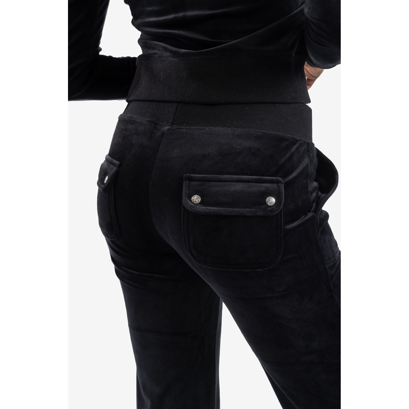 Juicy Couture Del Ray Polyester Women's Black Joggers