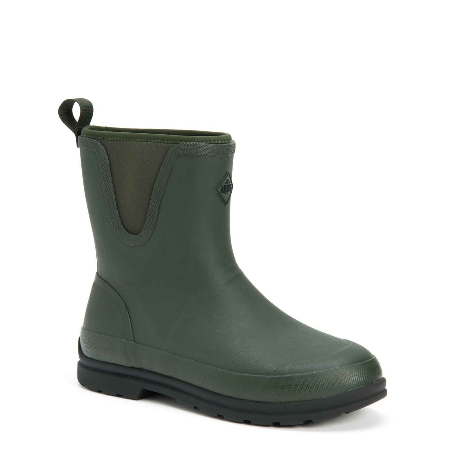 Muck Boots Originals Pull On Mid Boot in Moss