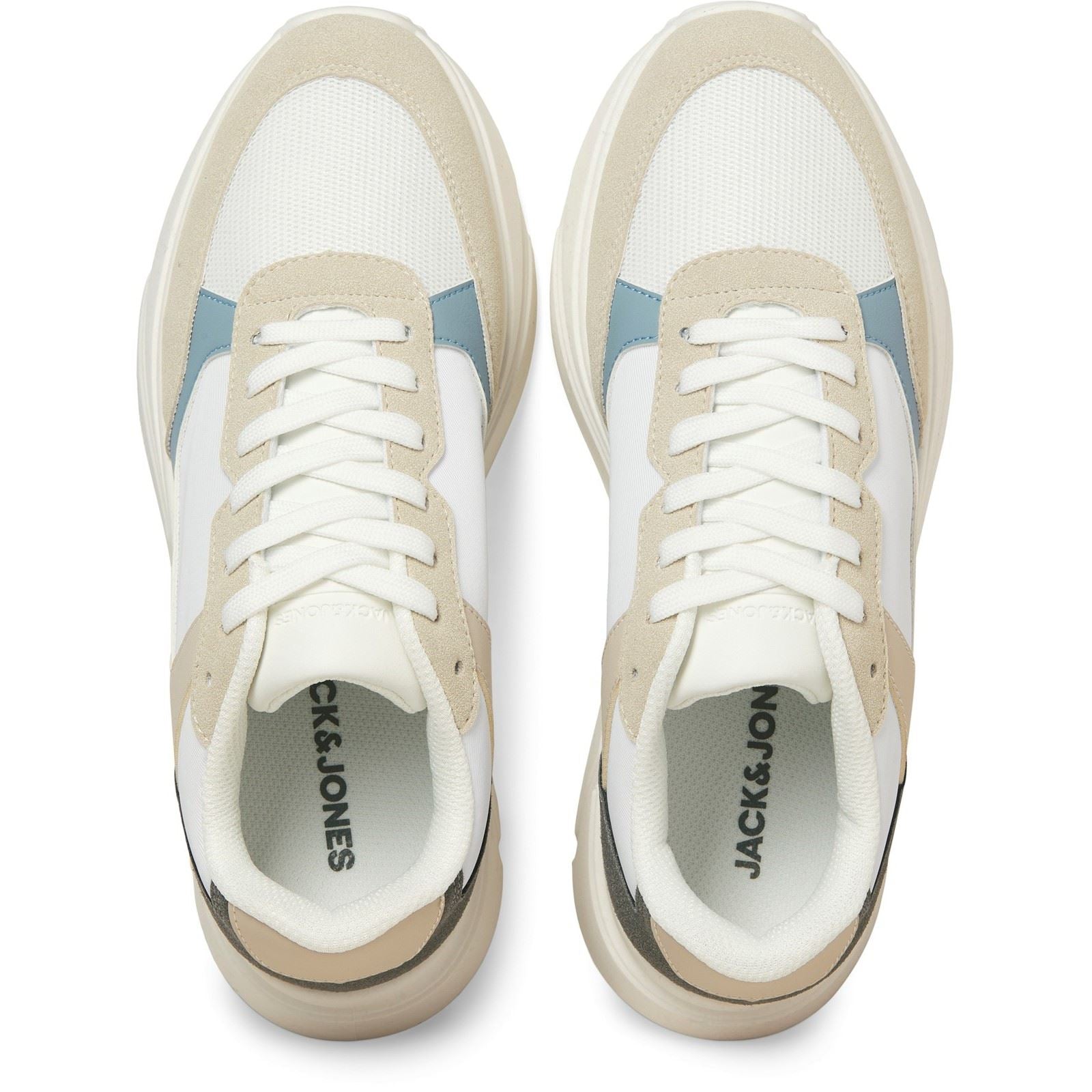 Jack & Jones Aspire Runner Polyurethane Men's Moonbeam/Citadel Trainers
