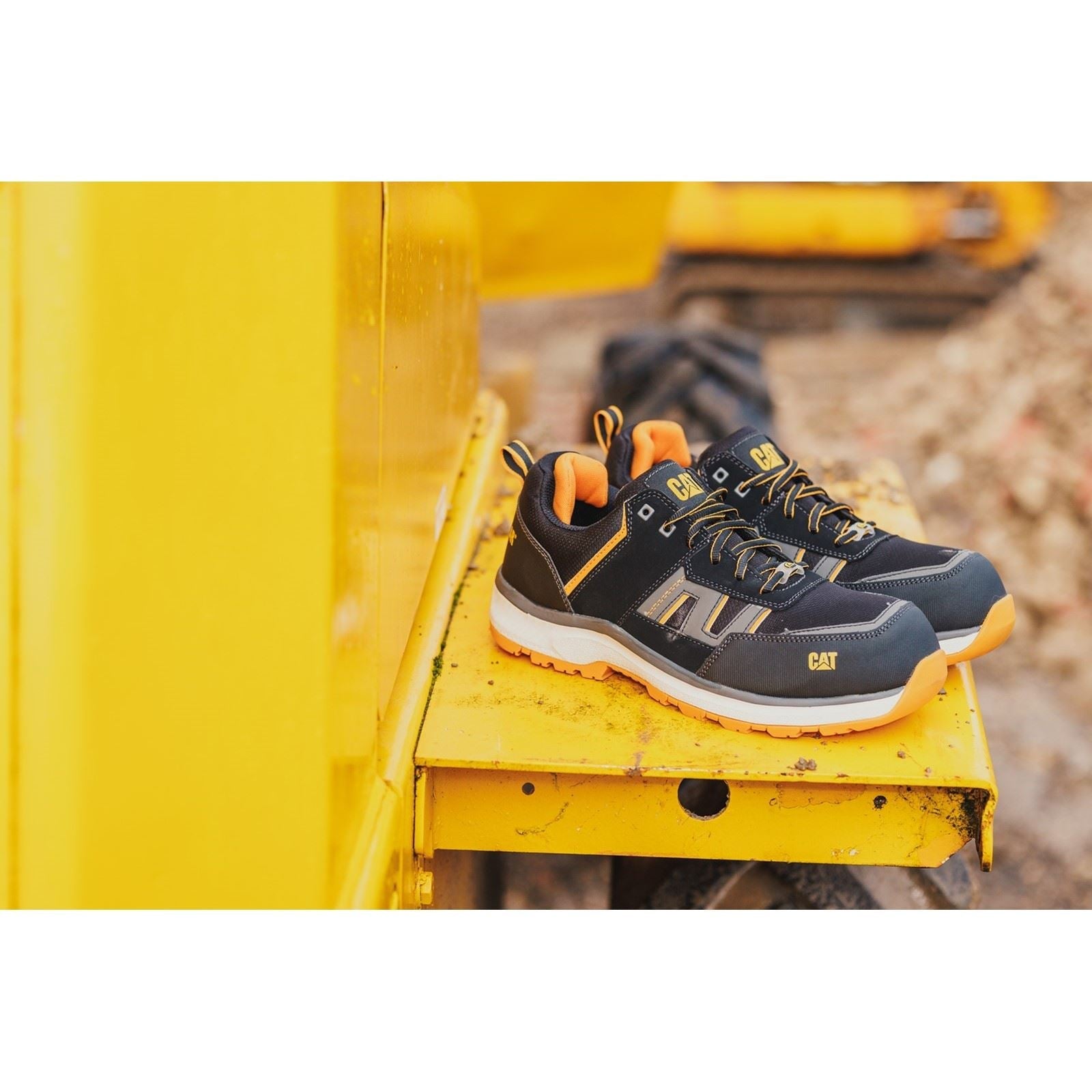 Caterpillar Men's Accelerate S3 Safety Trainer in Orange