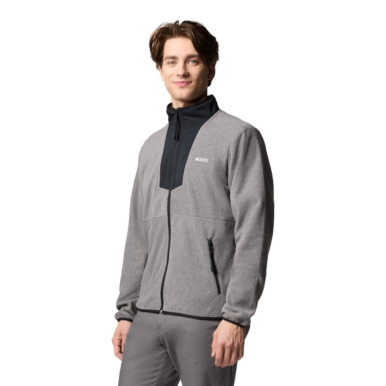 Columbia Sequoia Grove Full Zip Men's Grey Fleece Jacket