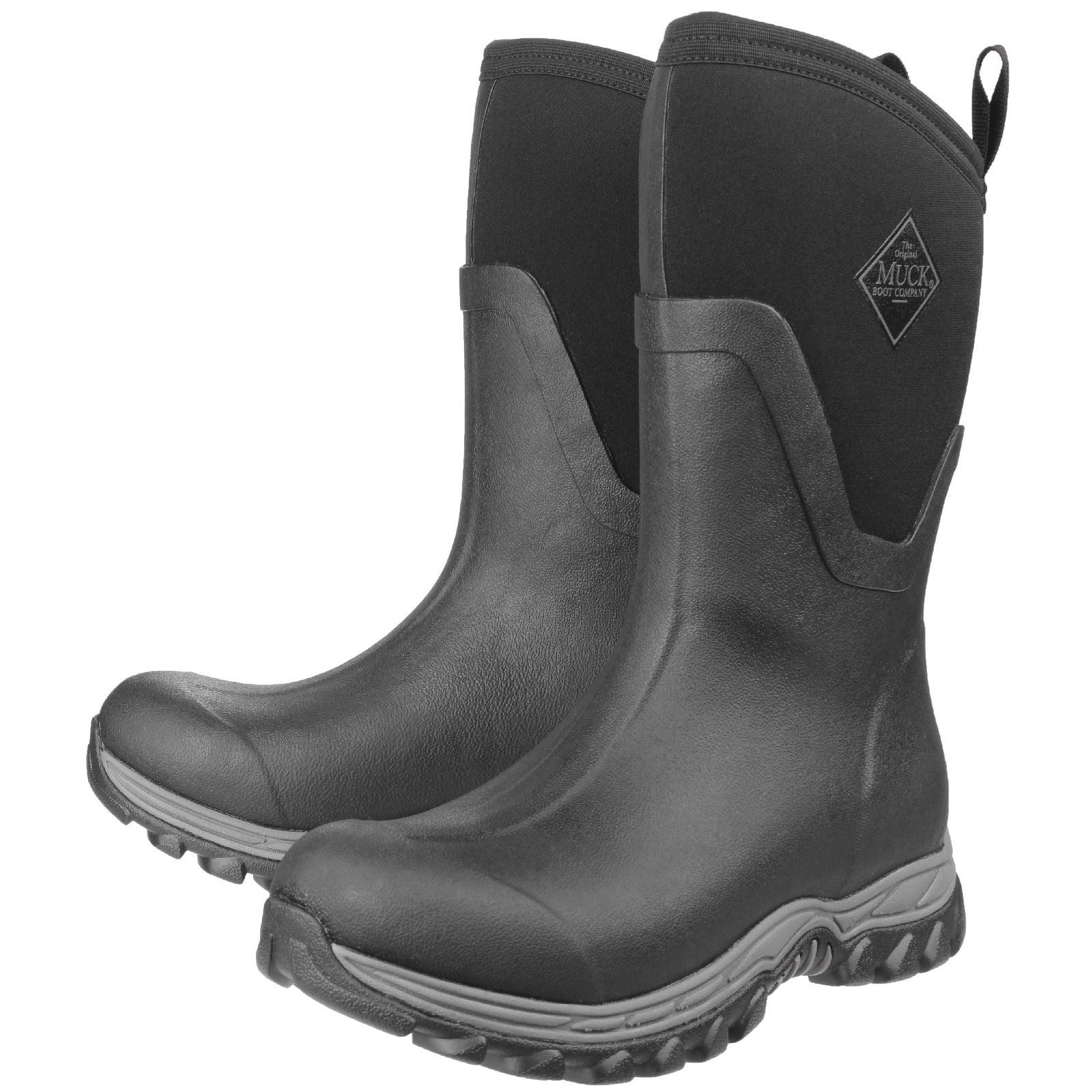 Muck Boots Women's Arctic Sport Mid Wellington Boots in Black