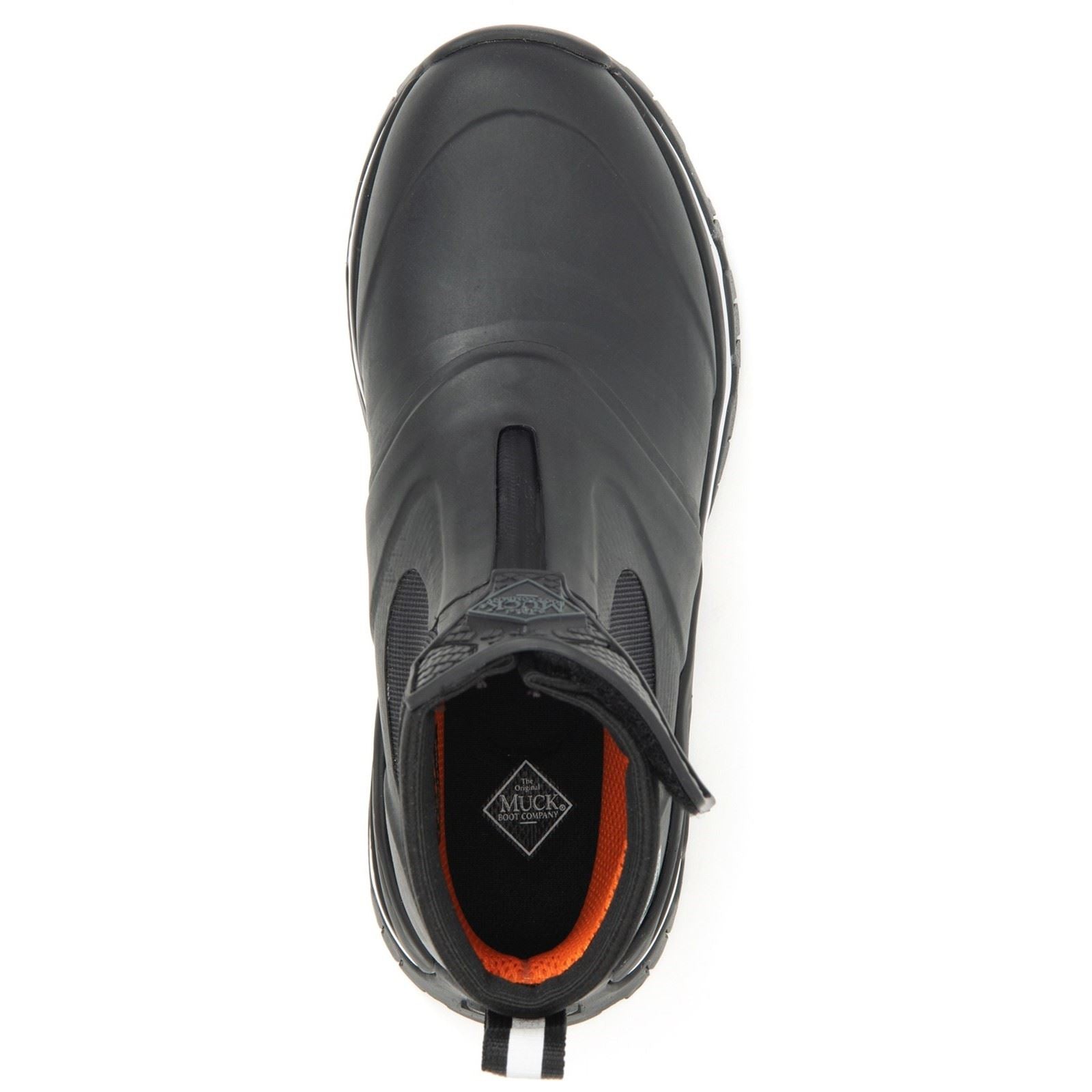 Muck Boots Women's Apex Mid Zip Wellington in Black/White