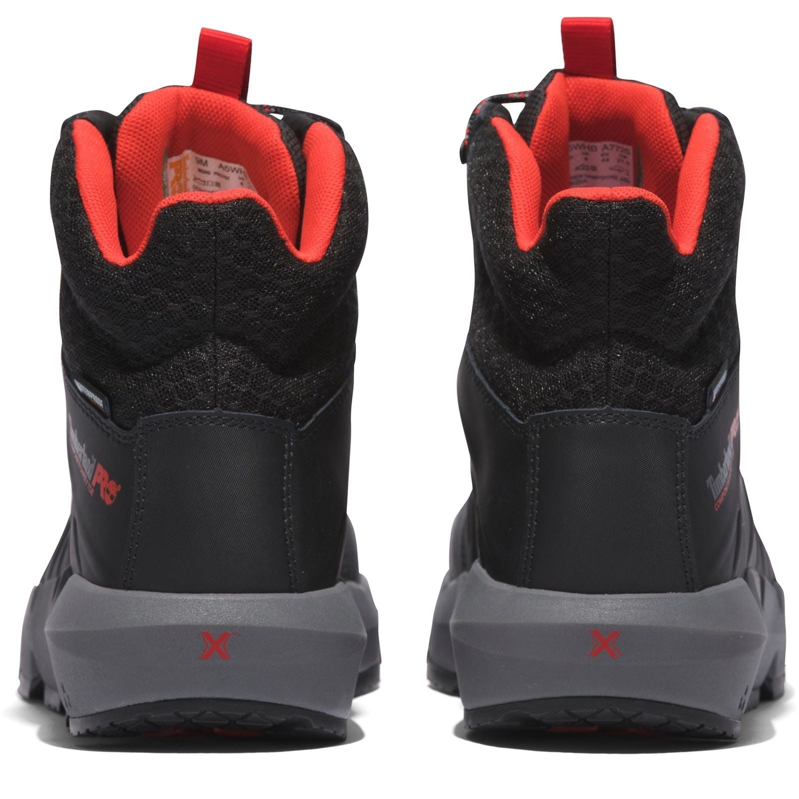 Timberland Pro Men's Morphix 6" Safety Boot in Black/Red