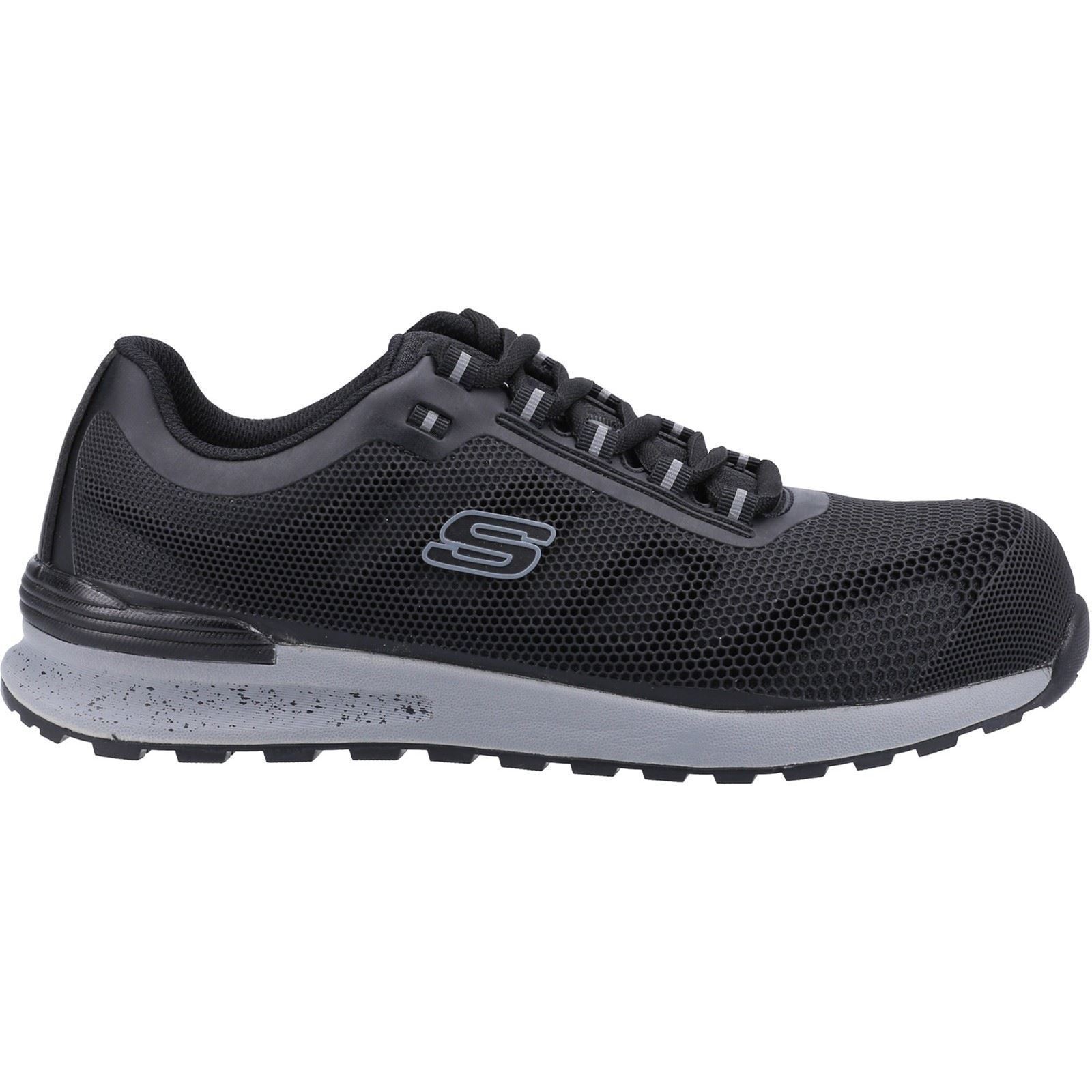 Skechers Workwear Bulklin Bragoo Textile Men's Black Safety Trainers