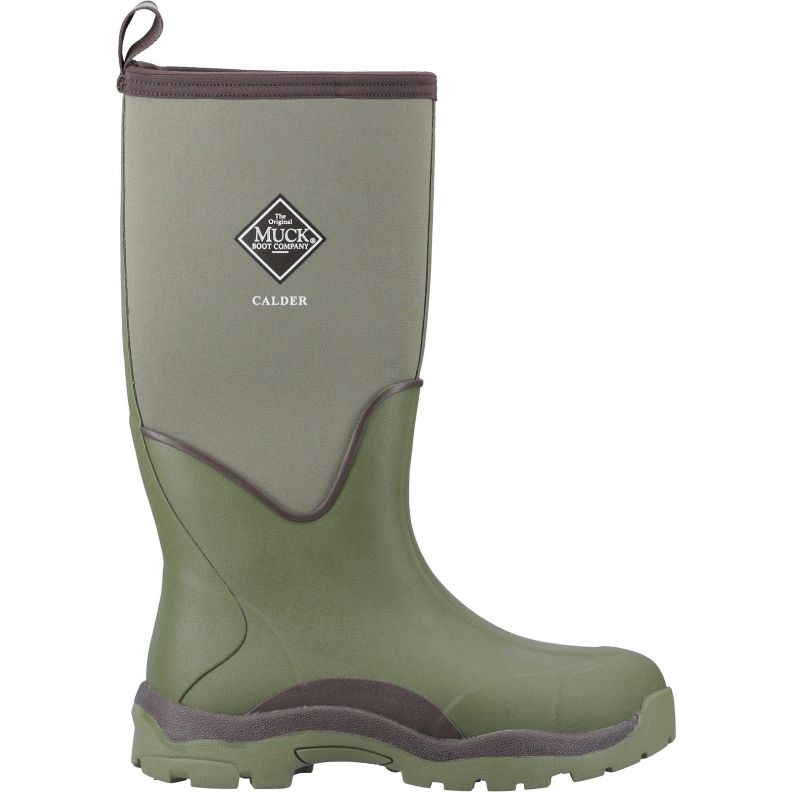 Muck Boots Men's Calder Wellingtons in Olive